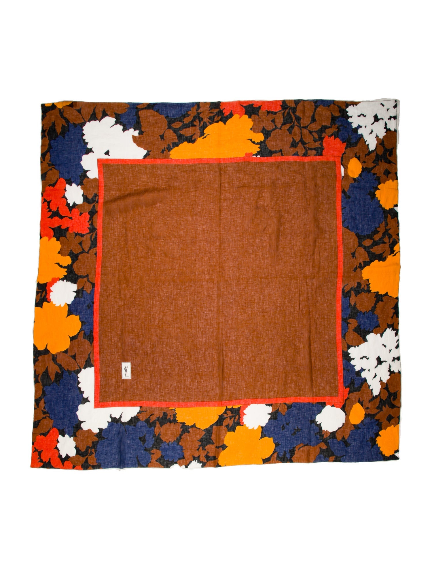 Yves Saint Laurent Tourbillions Silk Scarf