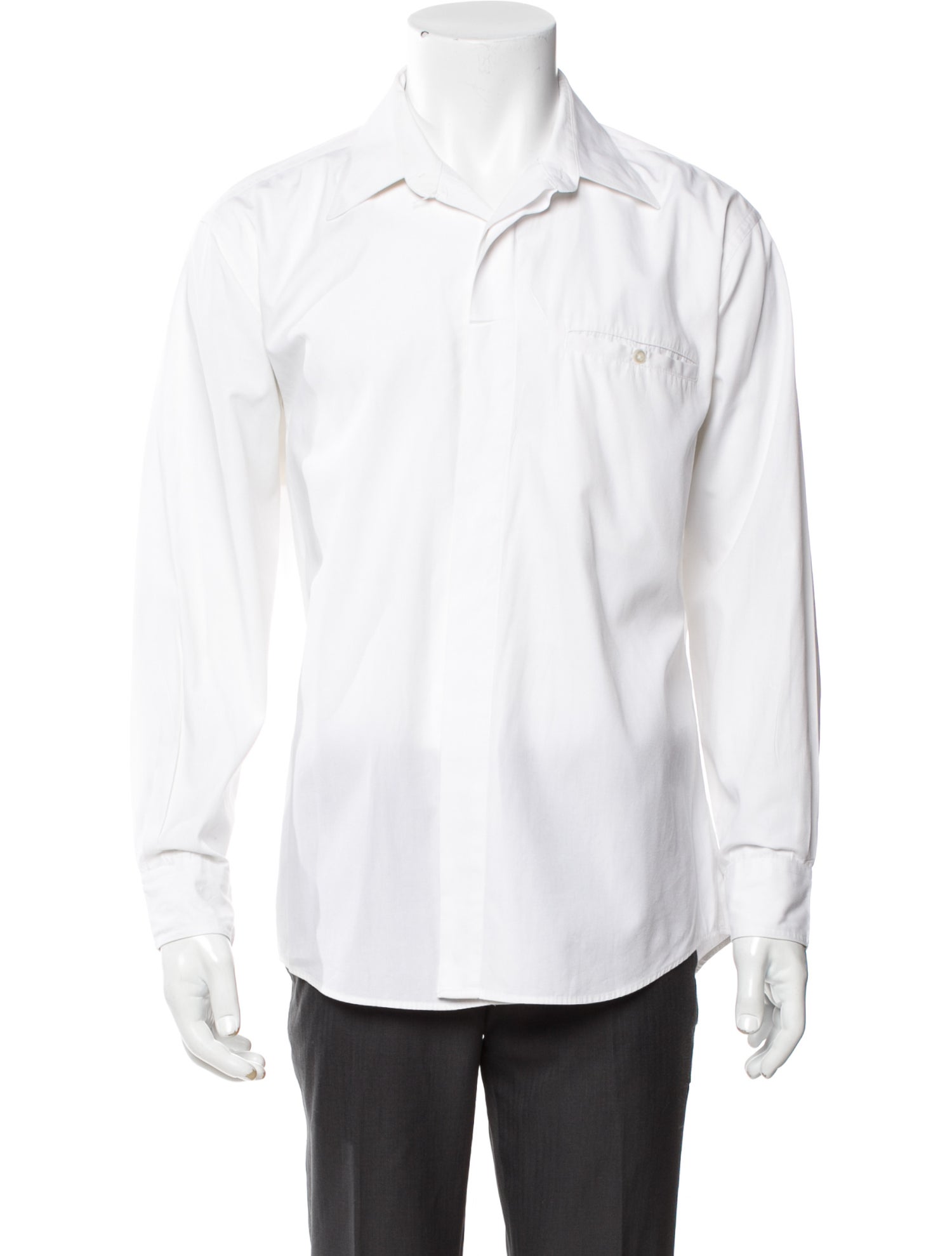 Yves Saint Laurent Vintage Long Sleeve Dress Shirt