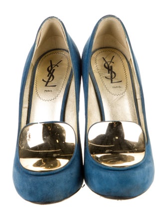 Yves Saint Laurent Suede Pumps