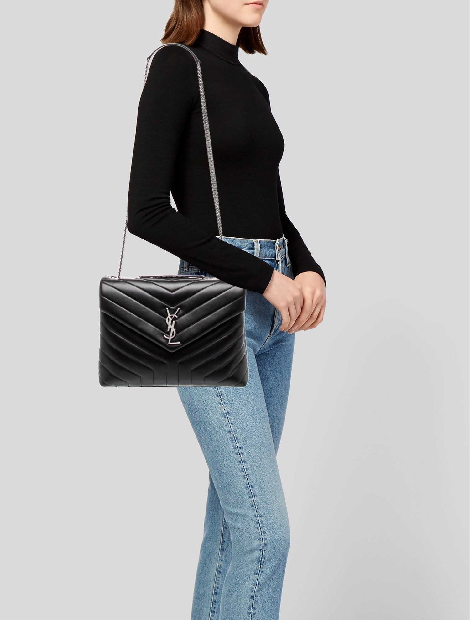 Saint Laurent Leather Shoulder Bag