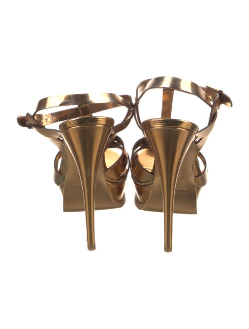 Yves Saint Laurent Leather T-Strap Pumps