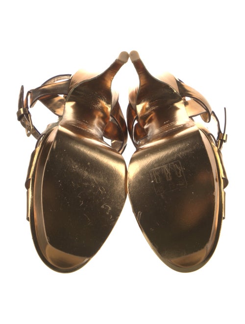 Yves Saint Laurent Leather T-Strap Pumps