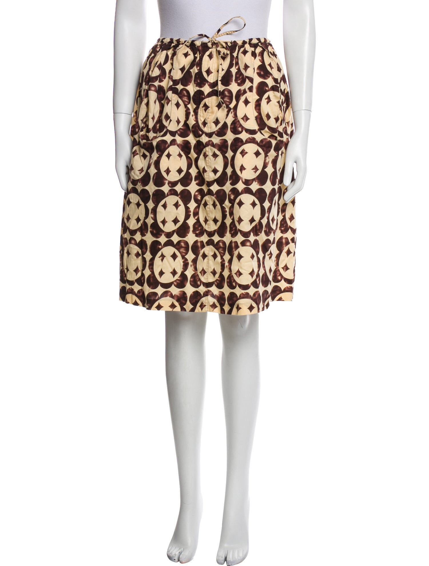 Yves Saint Laurent Rive Gauche Vintage Knee-Length Skirt