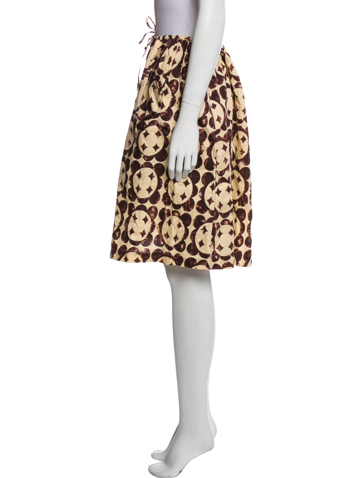 Yves Saint Laurent Rive Gauche Vintage Knee-Length Skirt