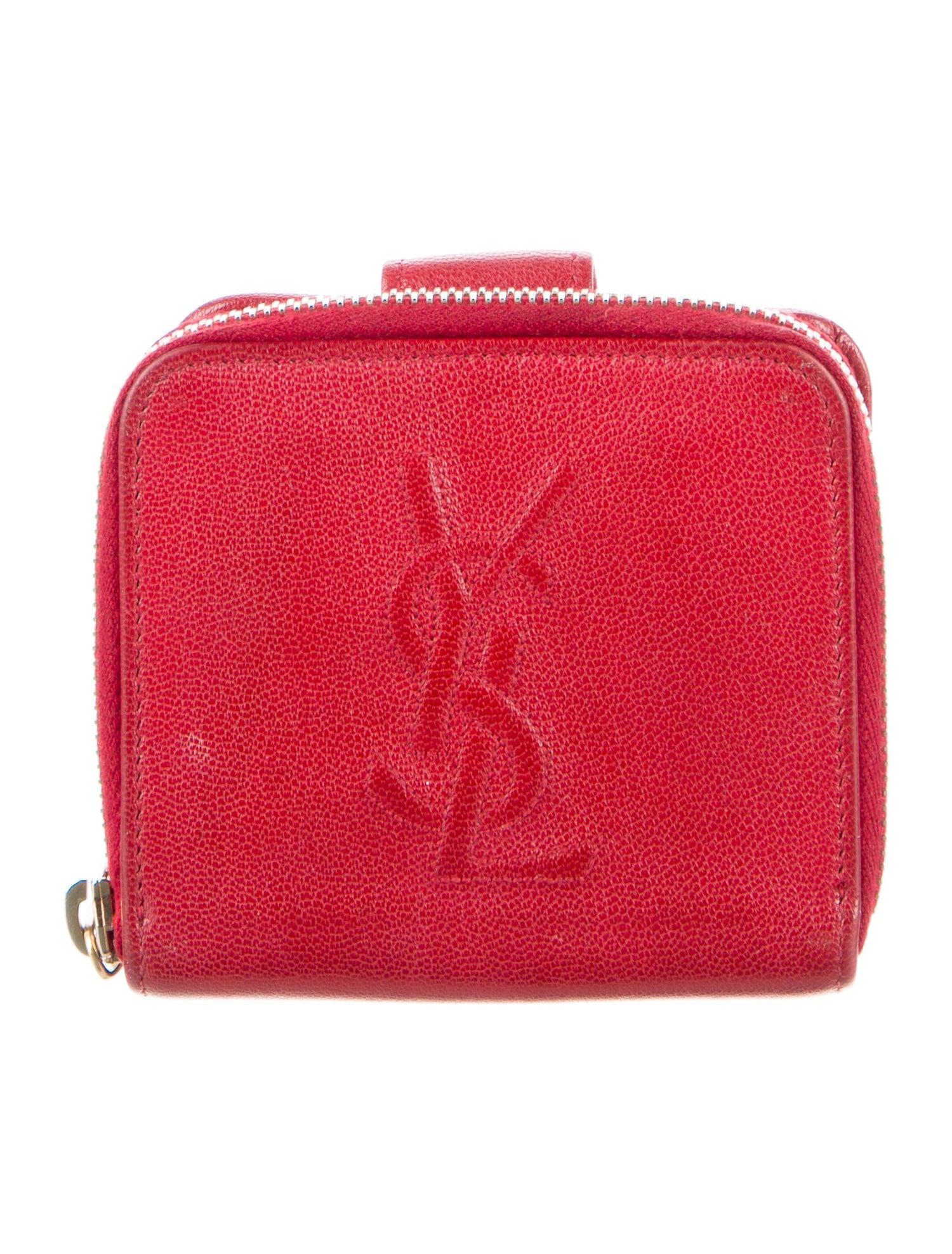 Yves Saint Laurent Leather Compact Wallet