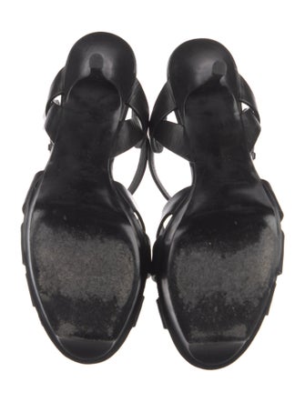 Yves Saint Laurent Leather T-Strap Pumps