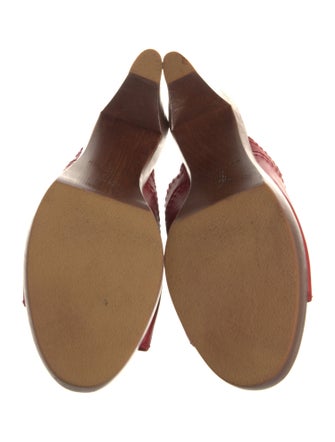 Yves Saint Laurent Leather Mules