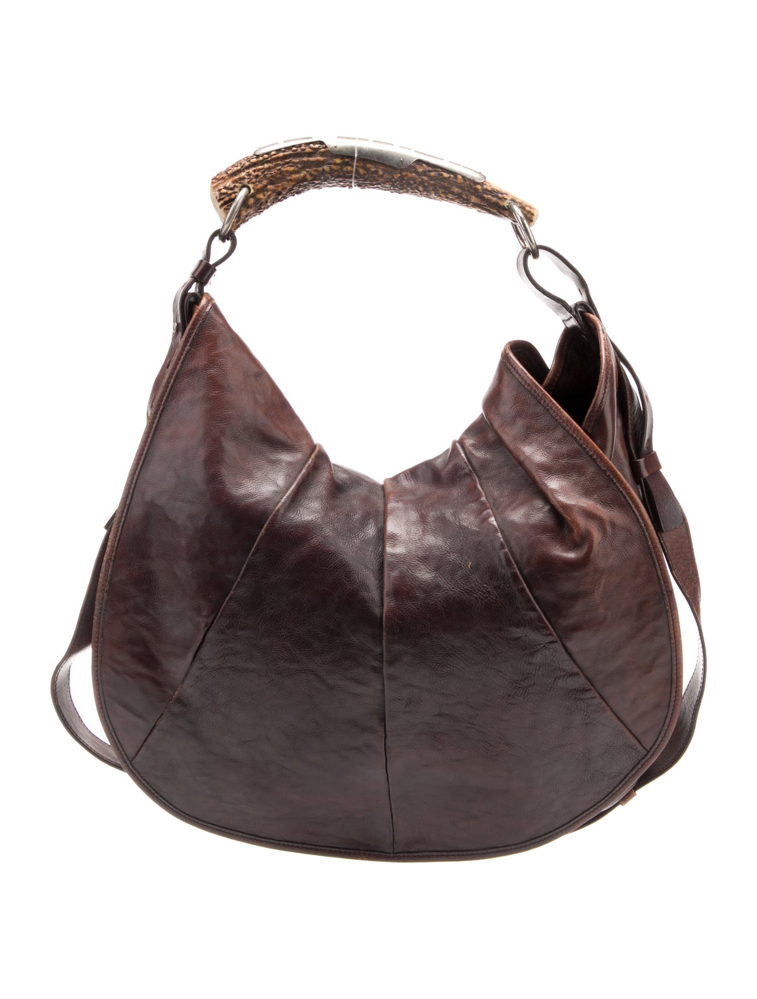 Yves Saint Laurent Rive Gauche Leather Mombasa Bag