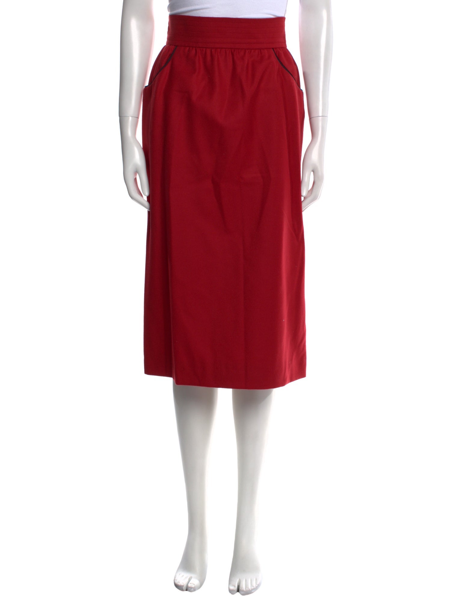 Yves Saint Laurent Vintage Midi Length Skirt