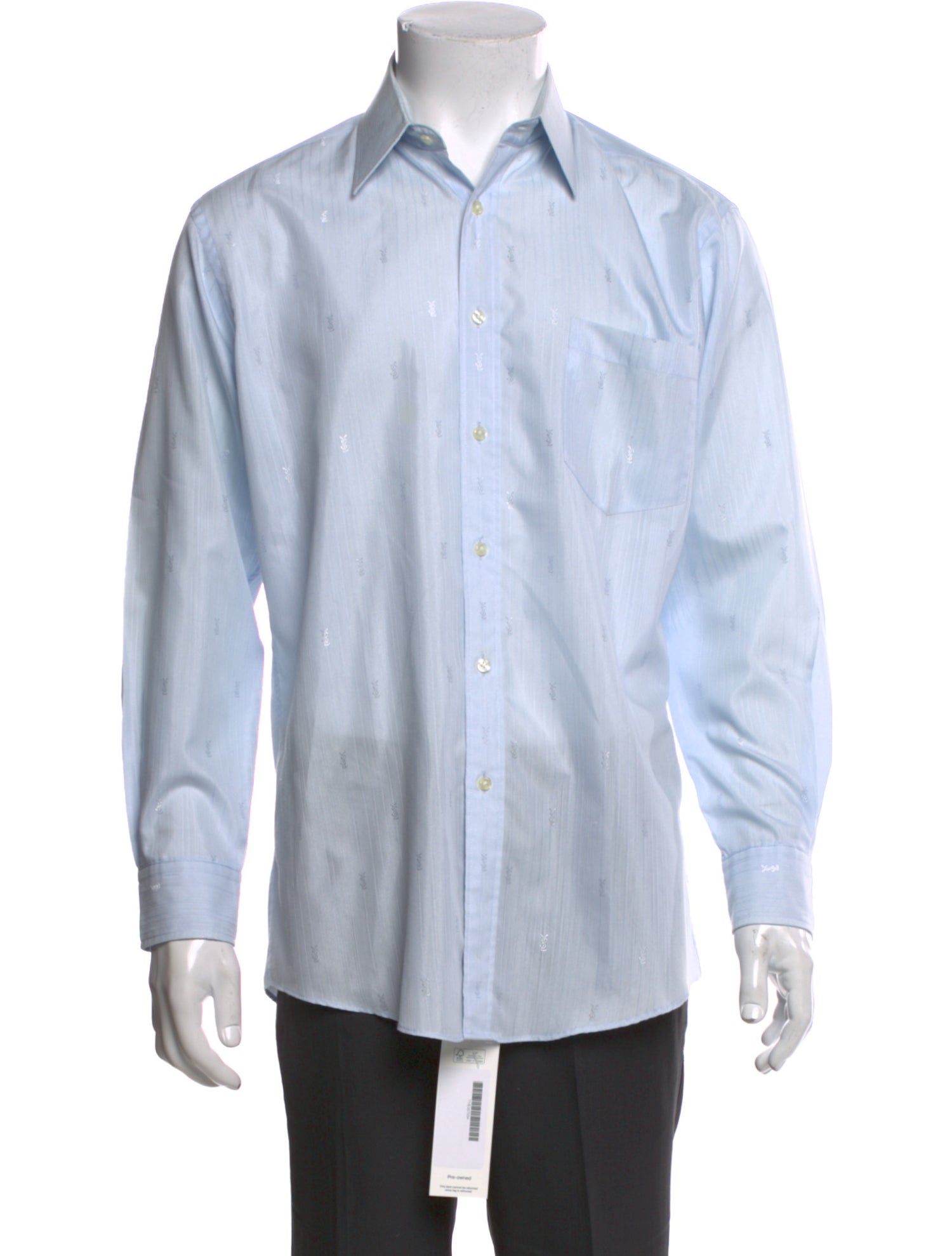 Yves Saint Laurent Vintage Long Sleeve Dress Shirt