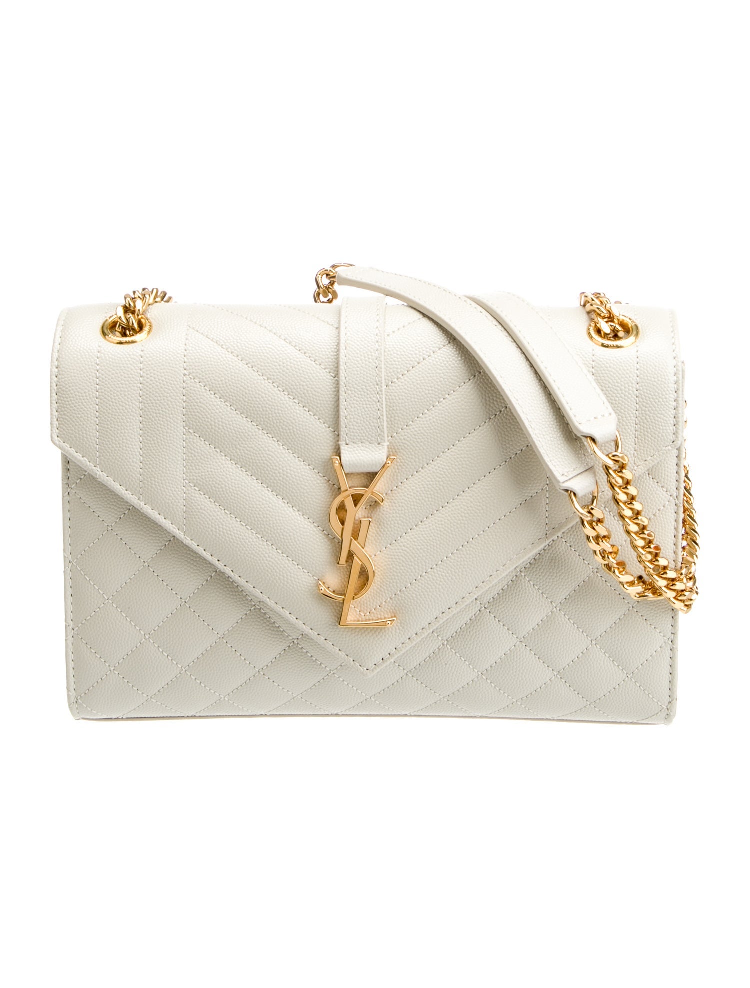 Saint Laurent Leather Envelope Medium 2022