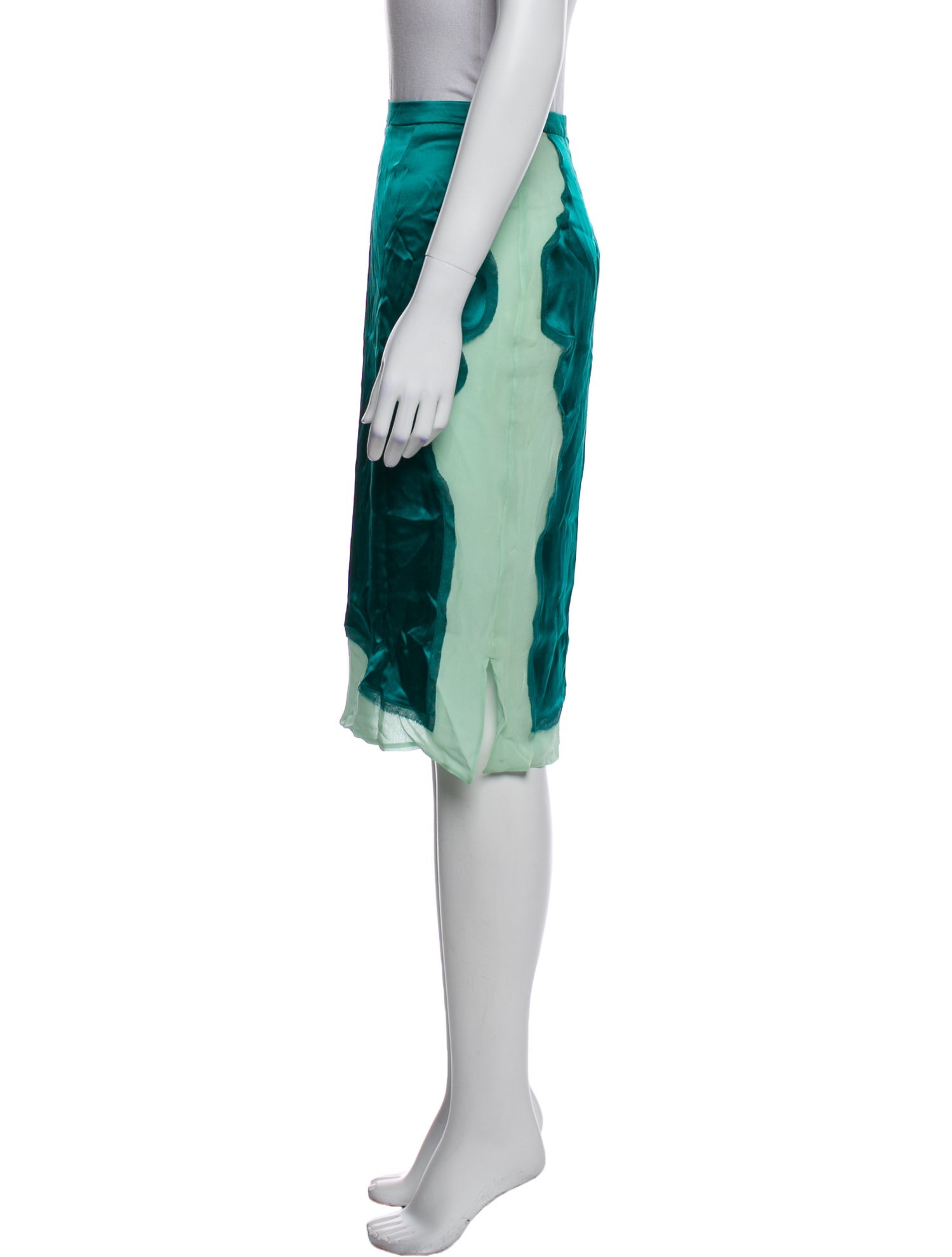 Yves Saint Laurent Rive Gauche Vintage Knee-Length Skirt