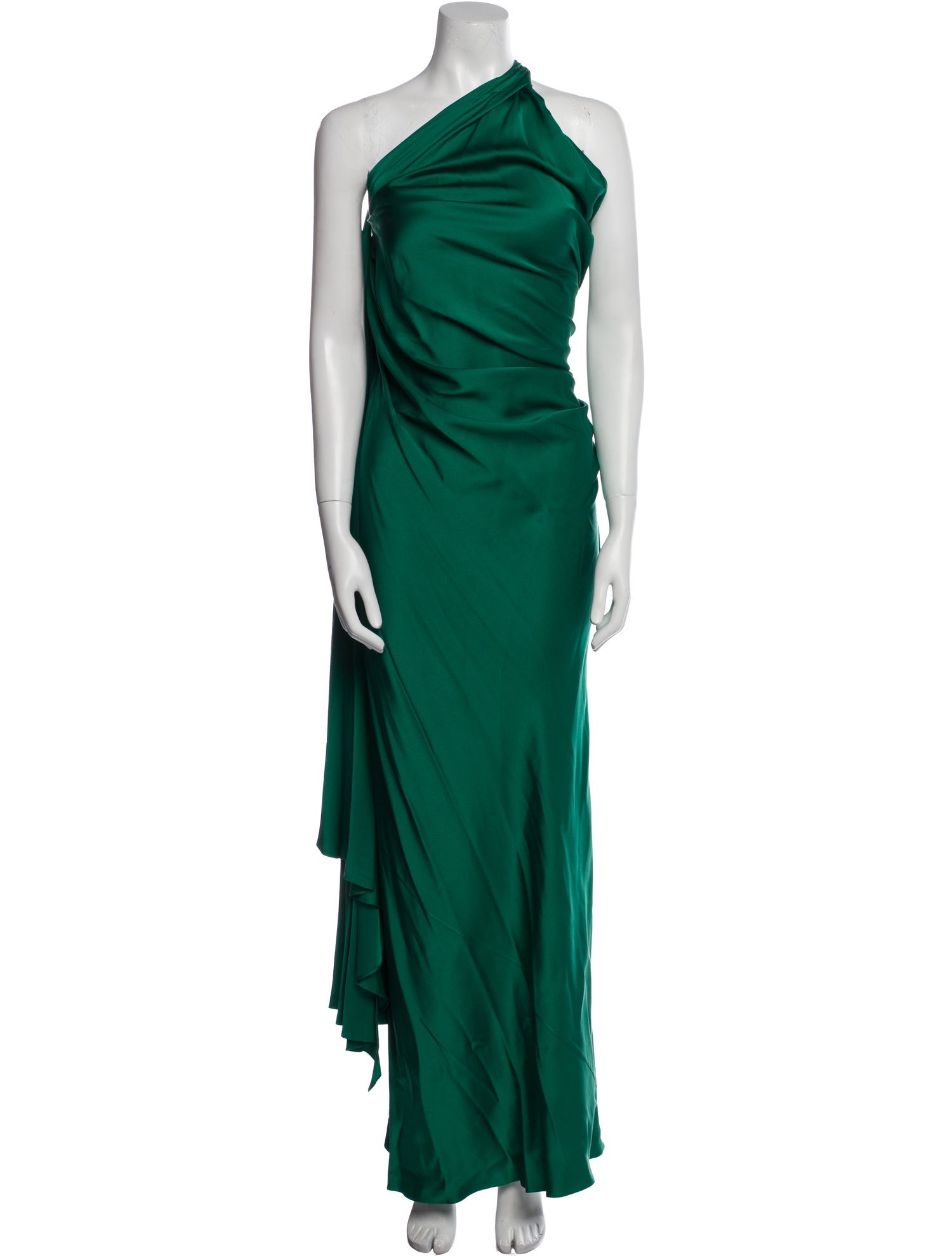 Yves Saint Laurent One-Shoulder Long Dress
