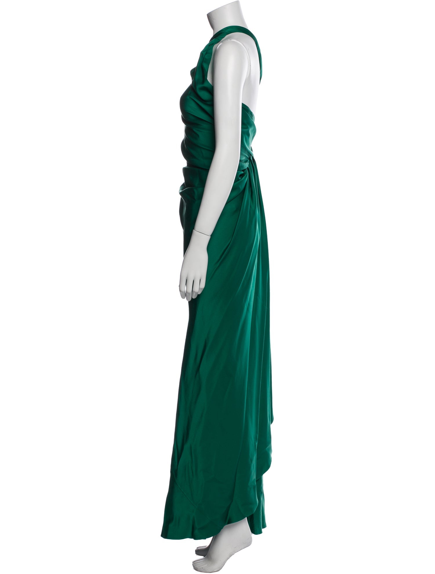 Yves Saint Laurent One-Shoulder Long Dress