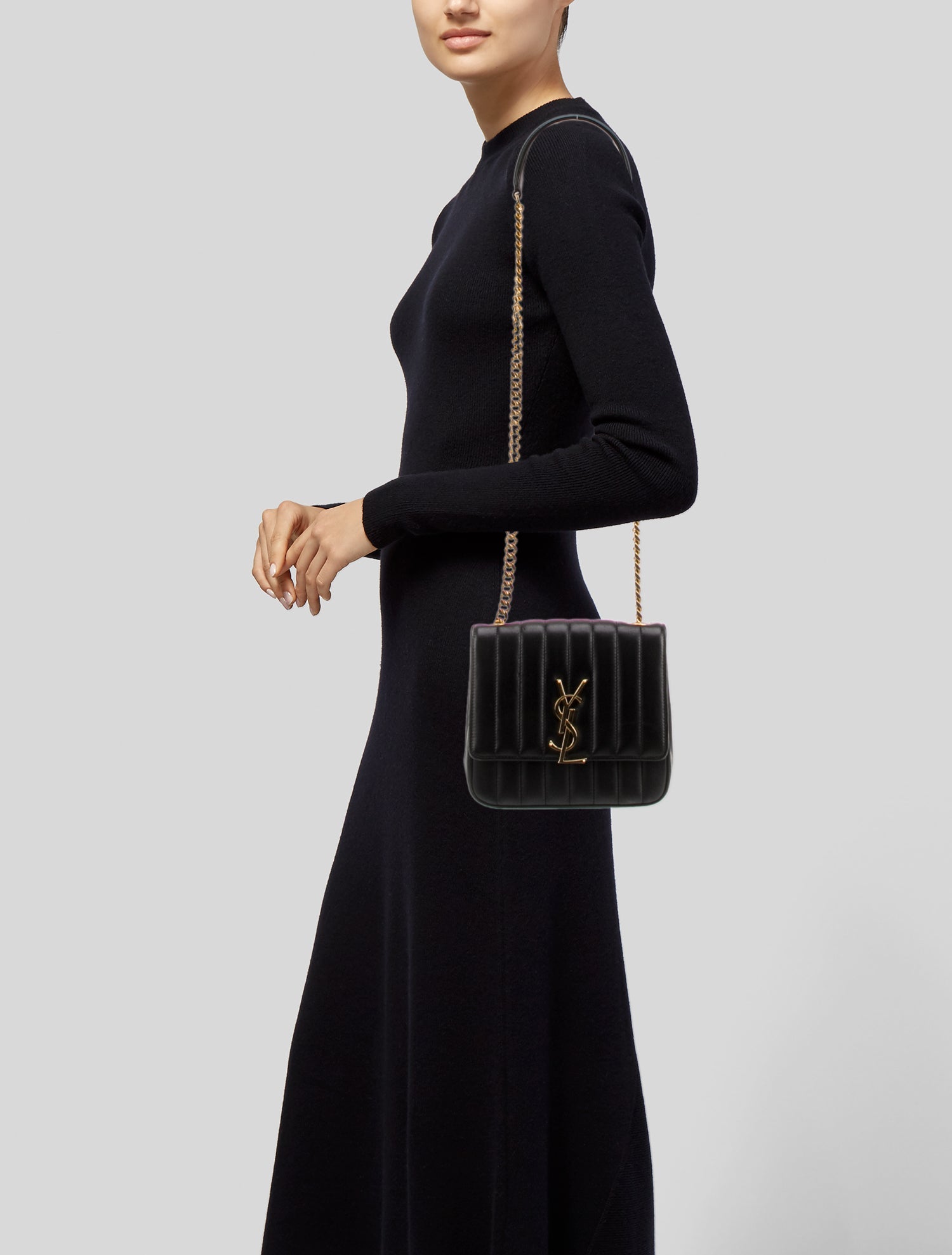 Saint Laurent Quilted Vicky