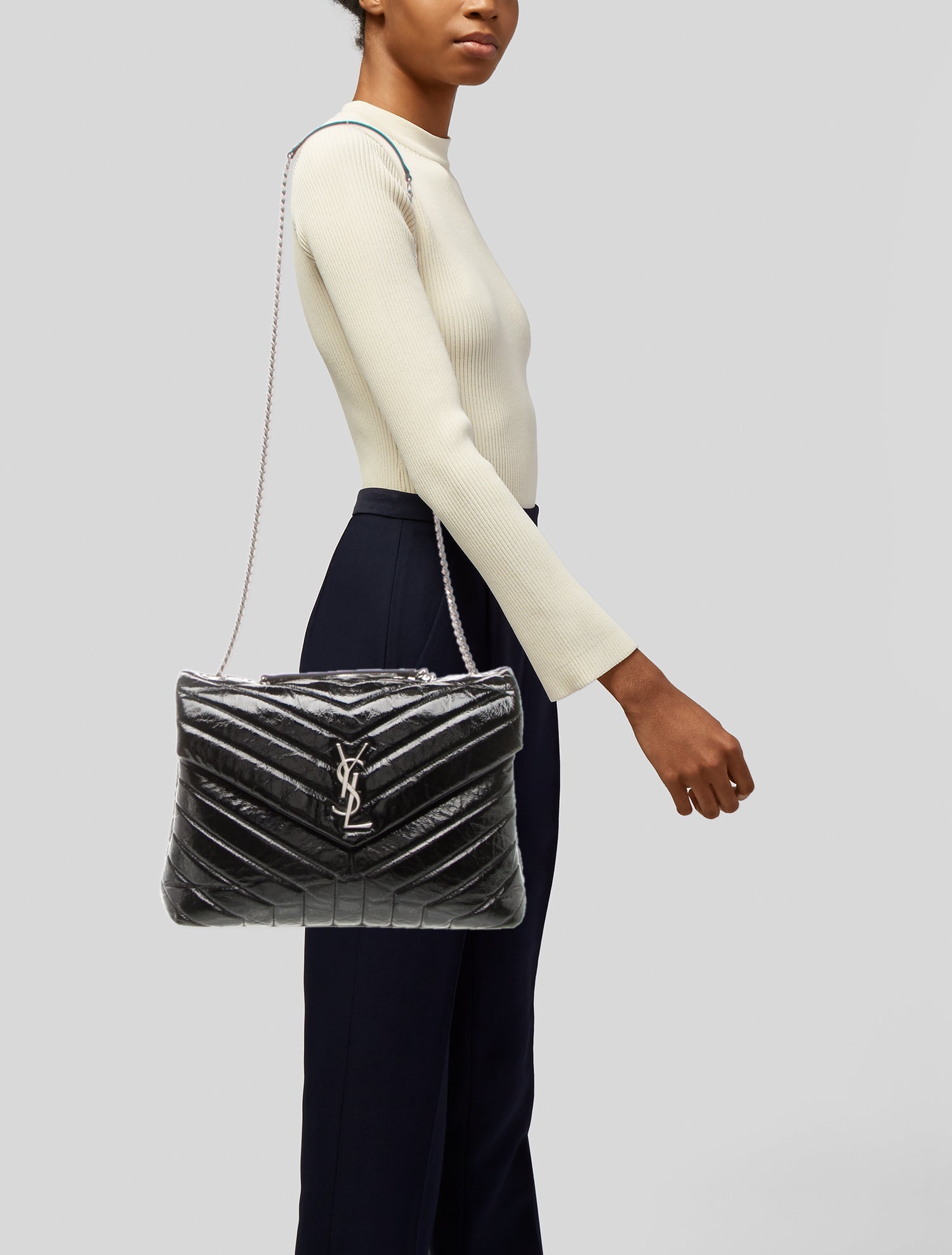 Saint Laurent Quilted LouLou Medium