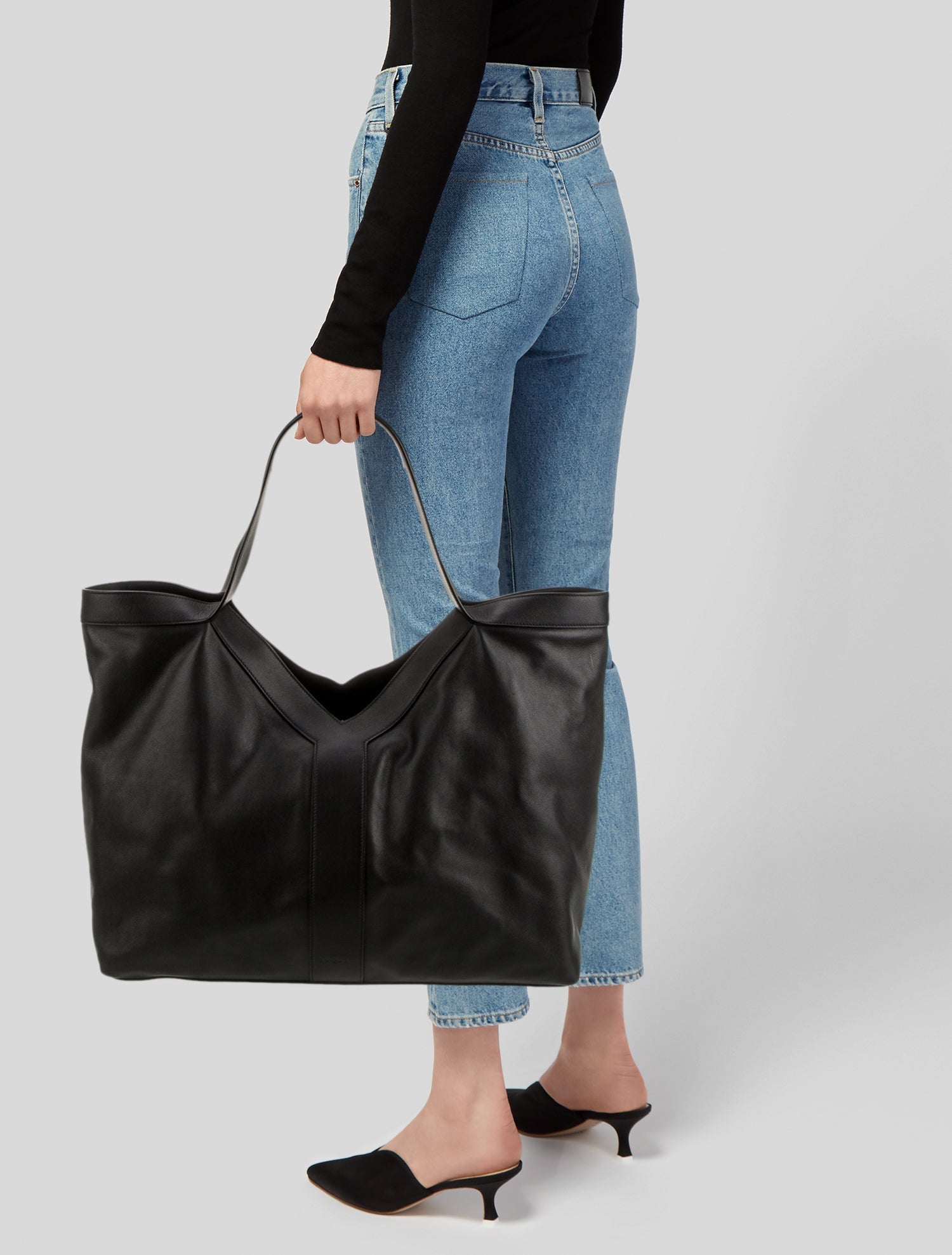 Saint Laurent Leather Y Large 2025