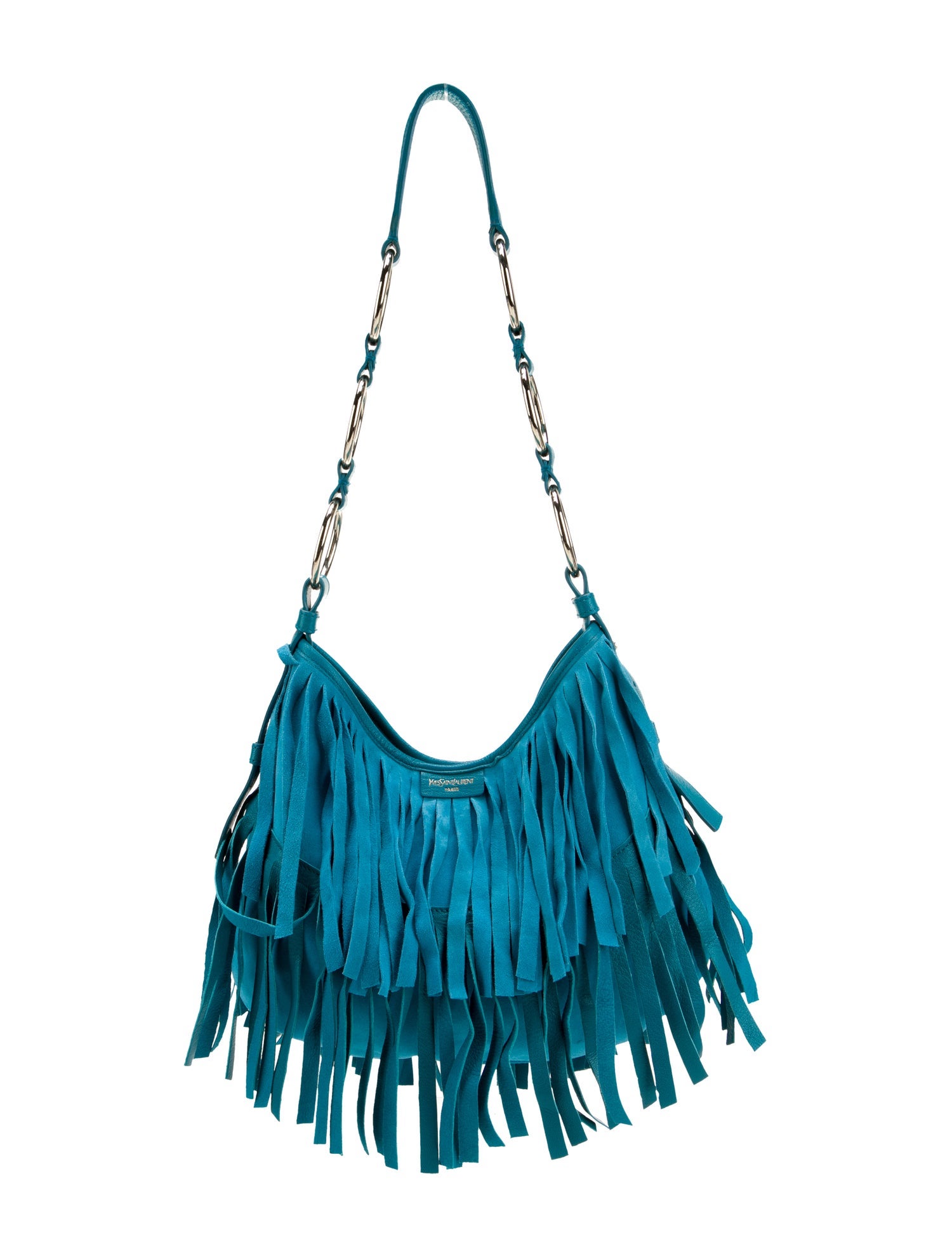 Yves Saint Laurent Rive Gauche Suede Shoulder Bag