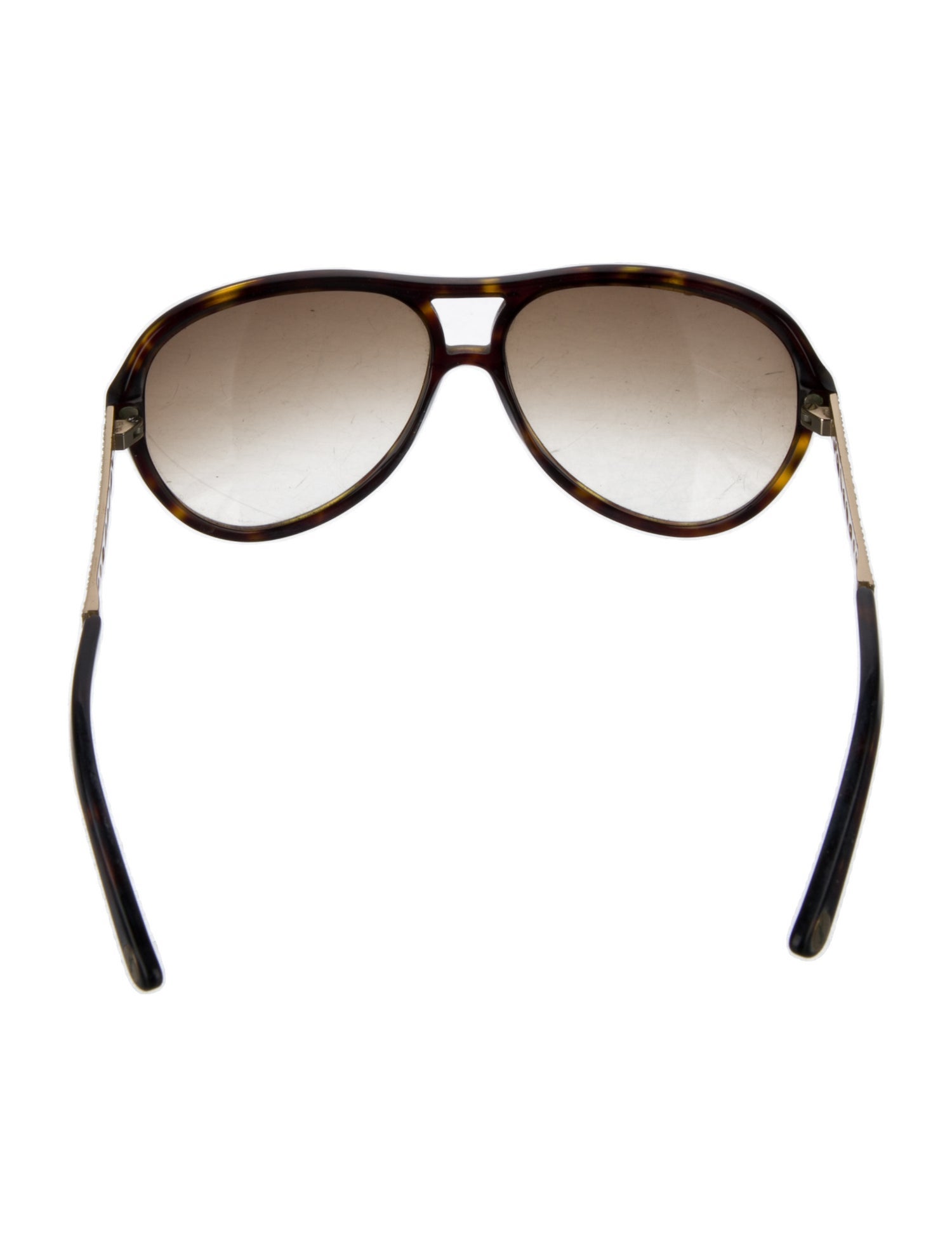 Yves Saint Laurent Round Gradient Sunglasses