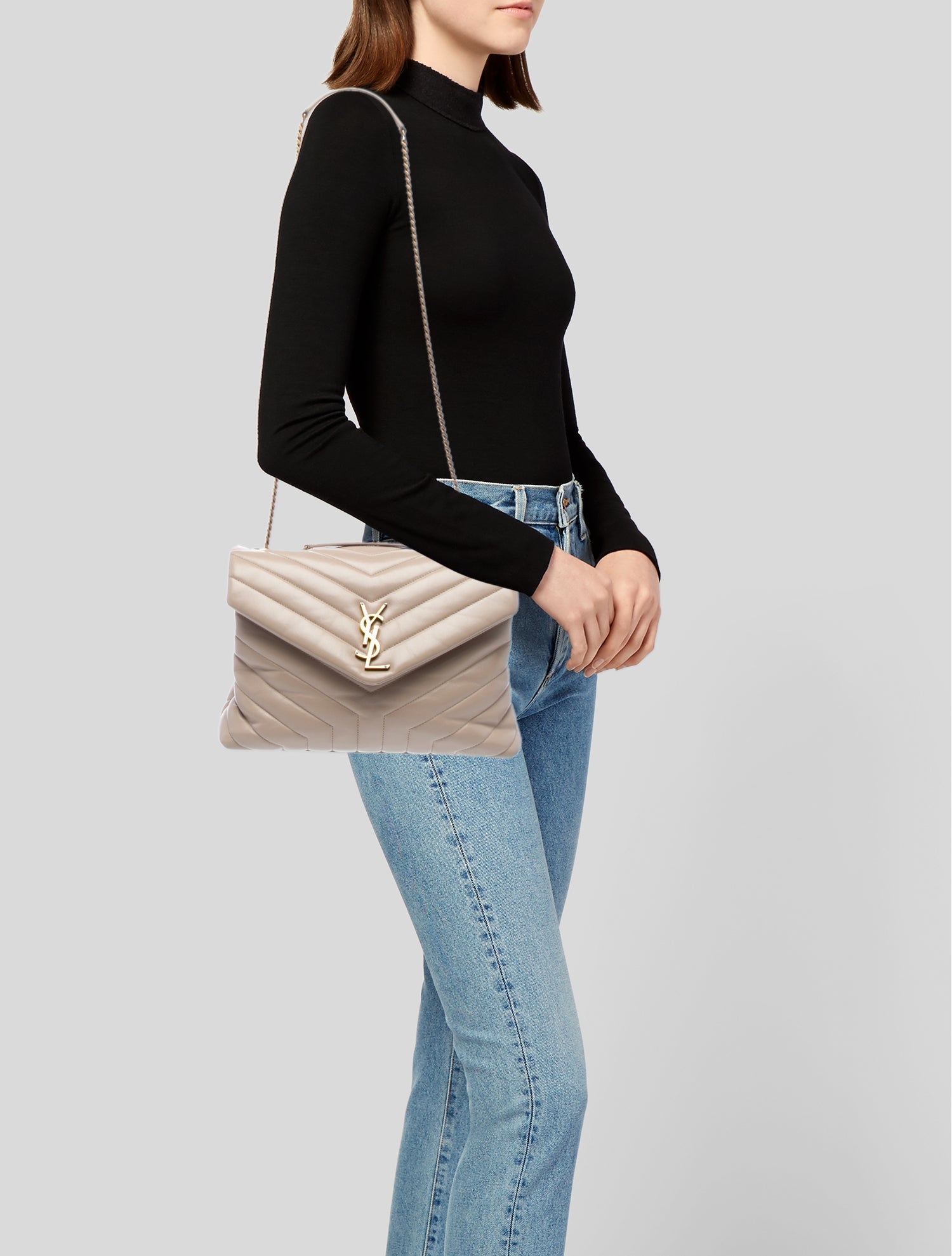 Saint Laurent Quilted LouLou Medium