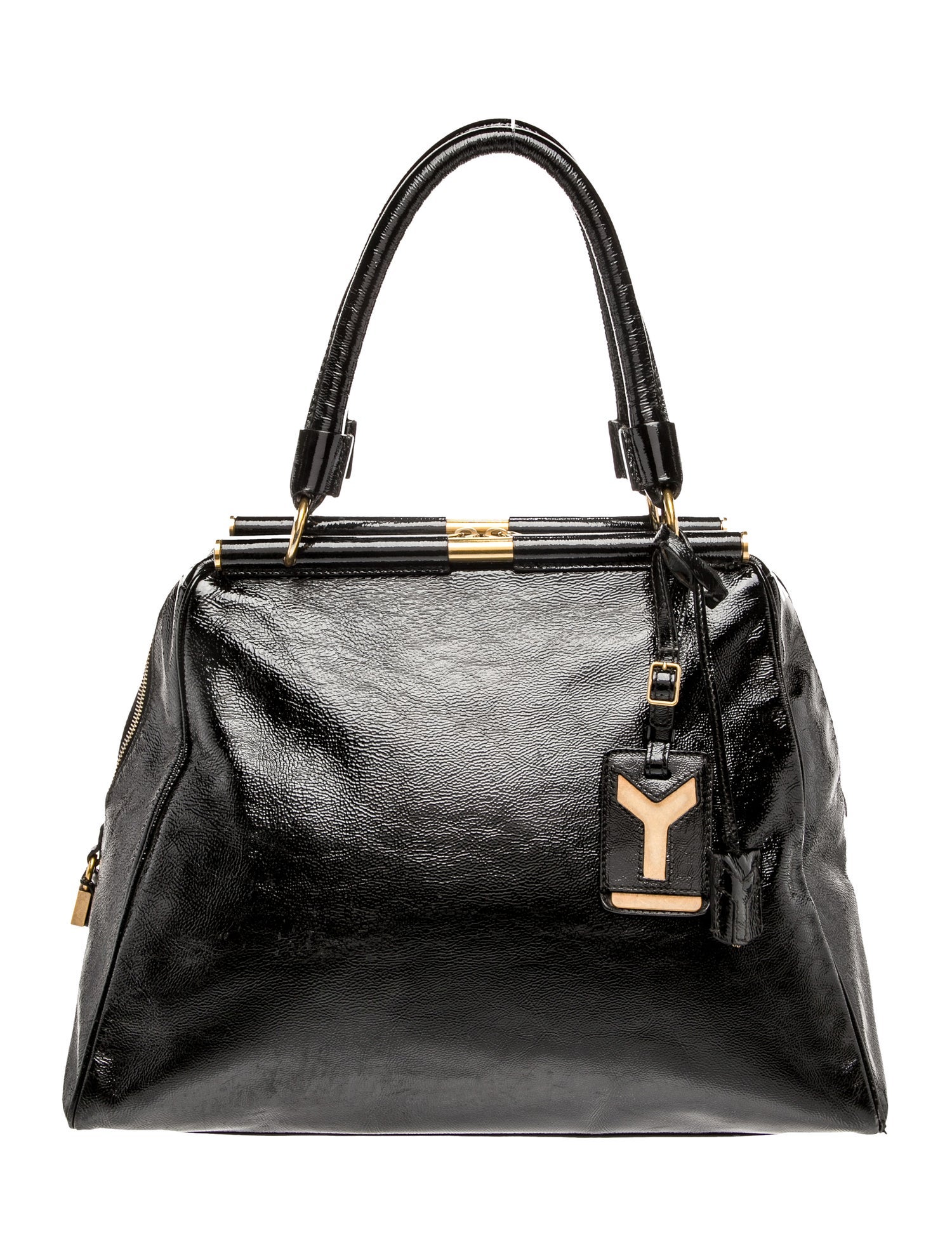 Yves Saint Laurent Patent Leather Shoulder Bag
