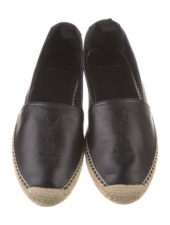 Saint Laurent Leather Espadrilles