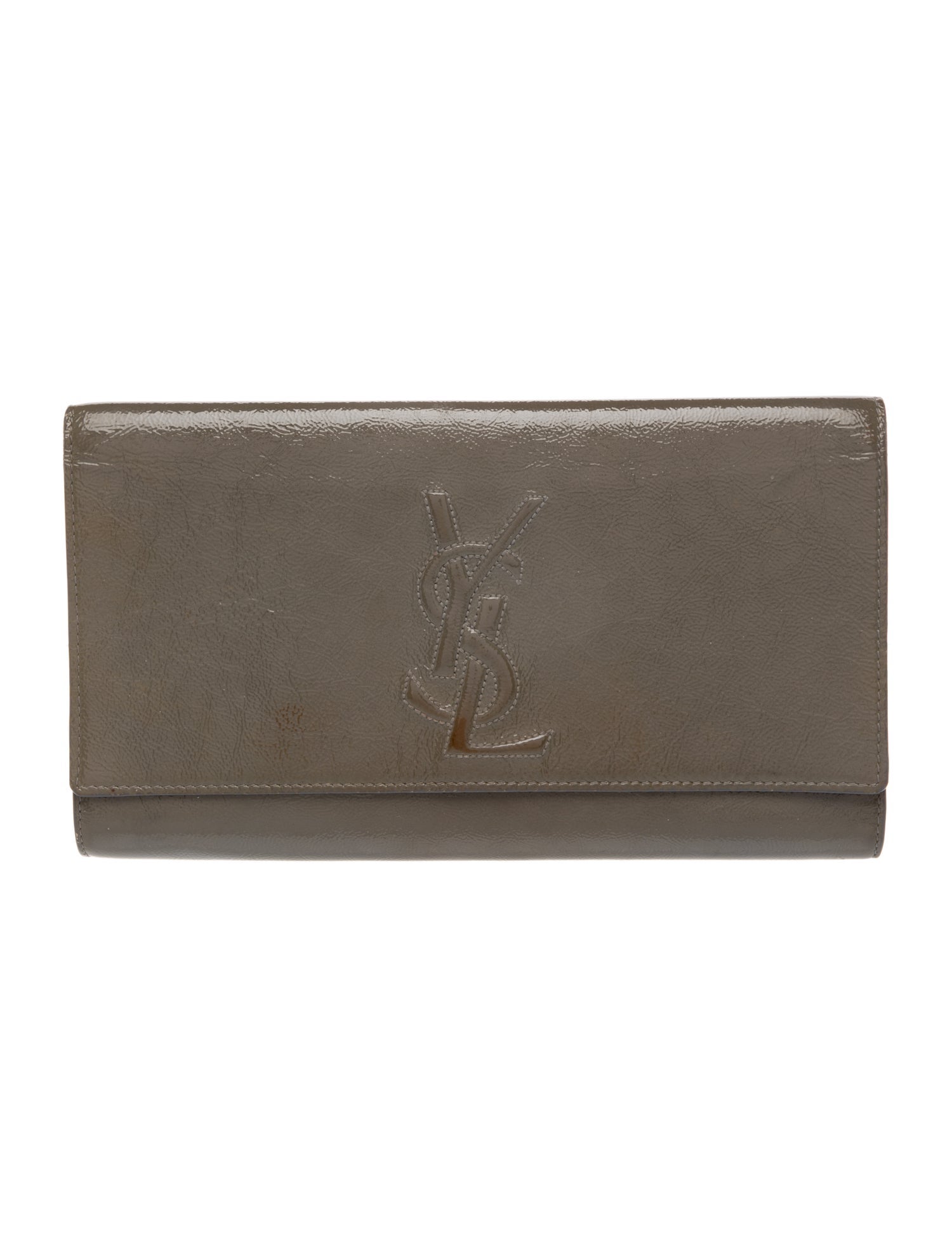Yves Saint Laurent Patent Leather Clutch Vintage