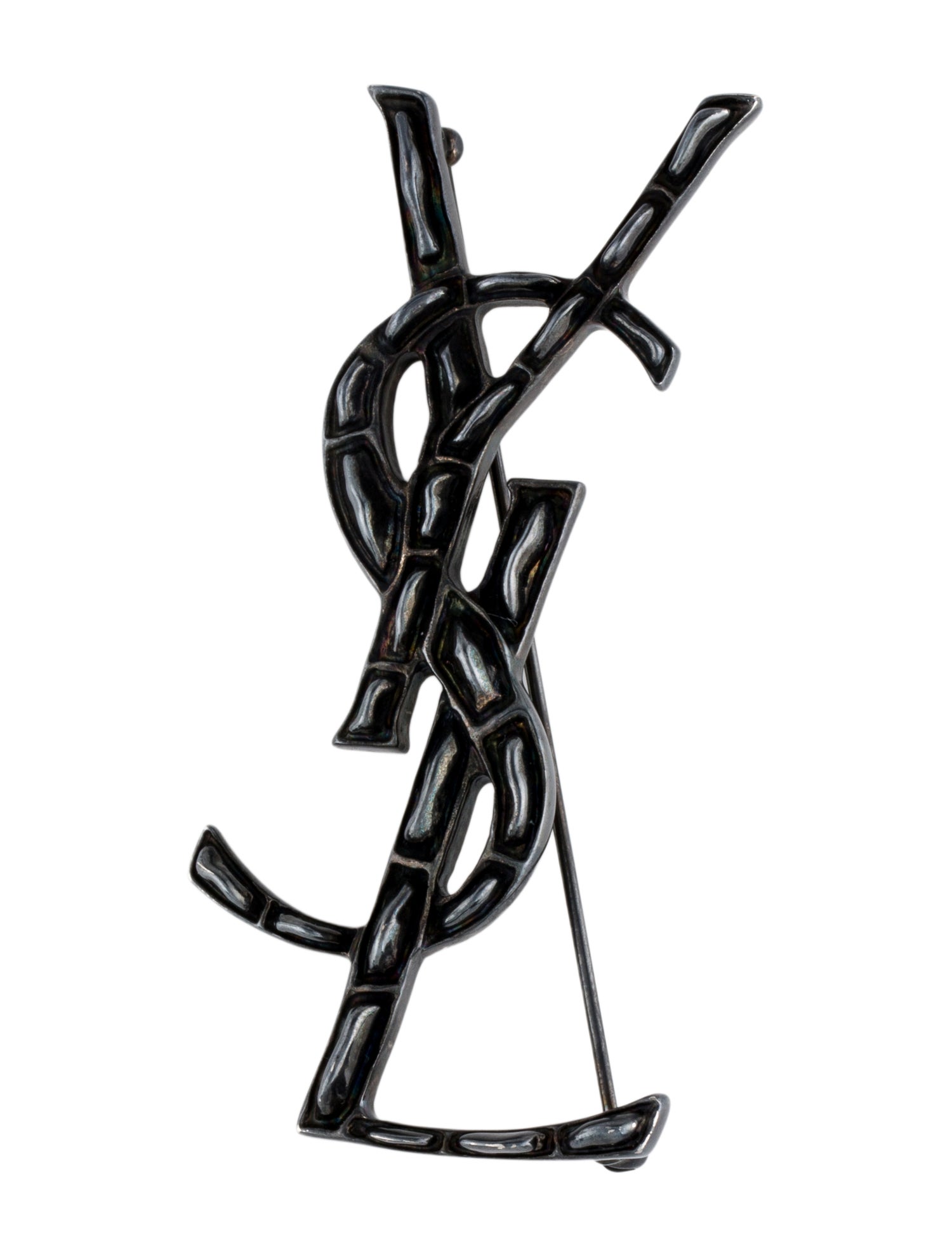 Yves Saint Laurent Opyum Logo Brooch