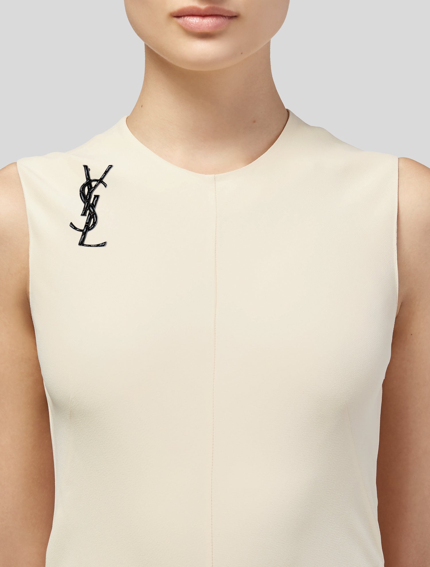 Yves Saint Laurent Opyum Logo Brooch
