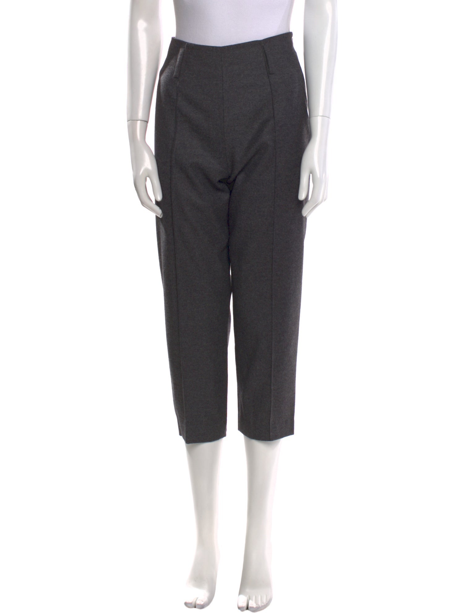 Yves Saint Laurent Wool Skinny Leg Pants