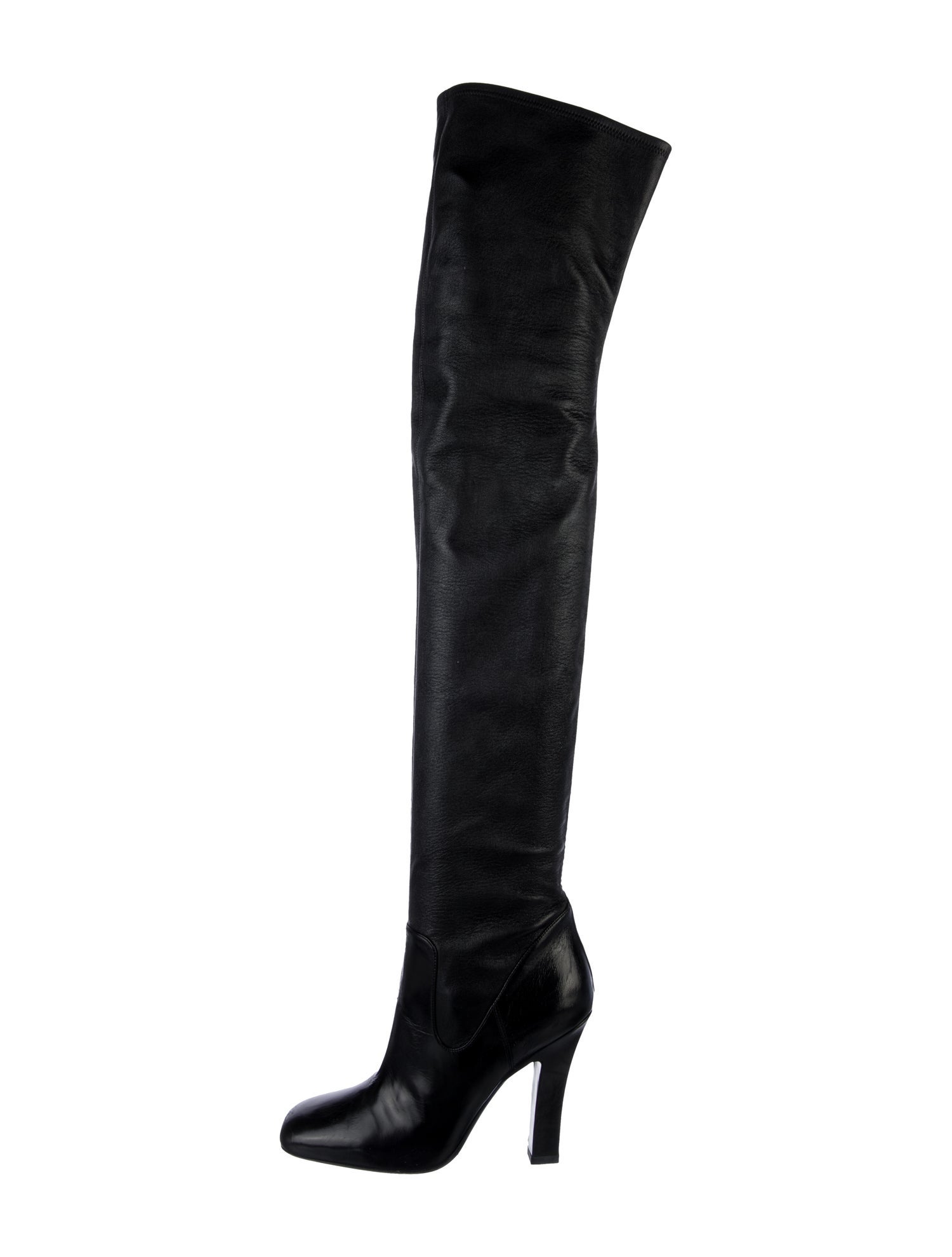 Yves Saint Laurent Leather Sock Boots