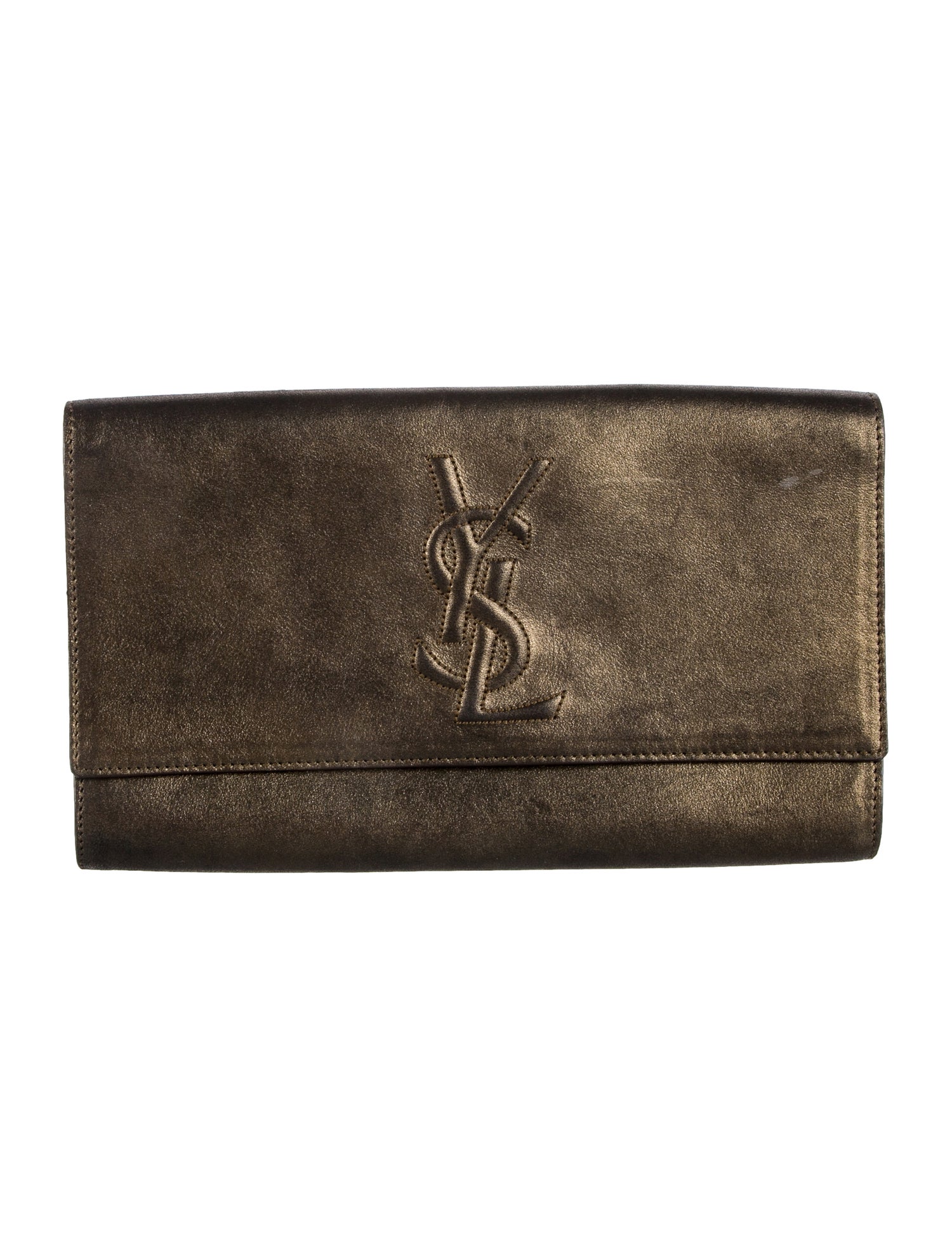 Yves Saint Laurent Leather Clutch