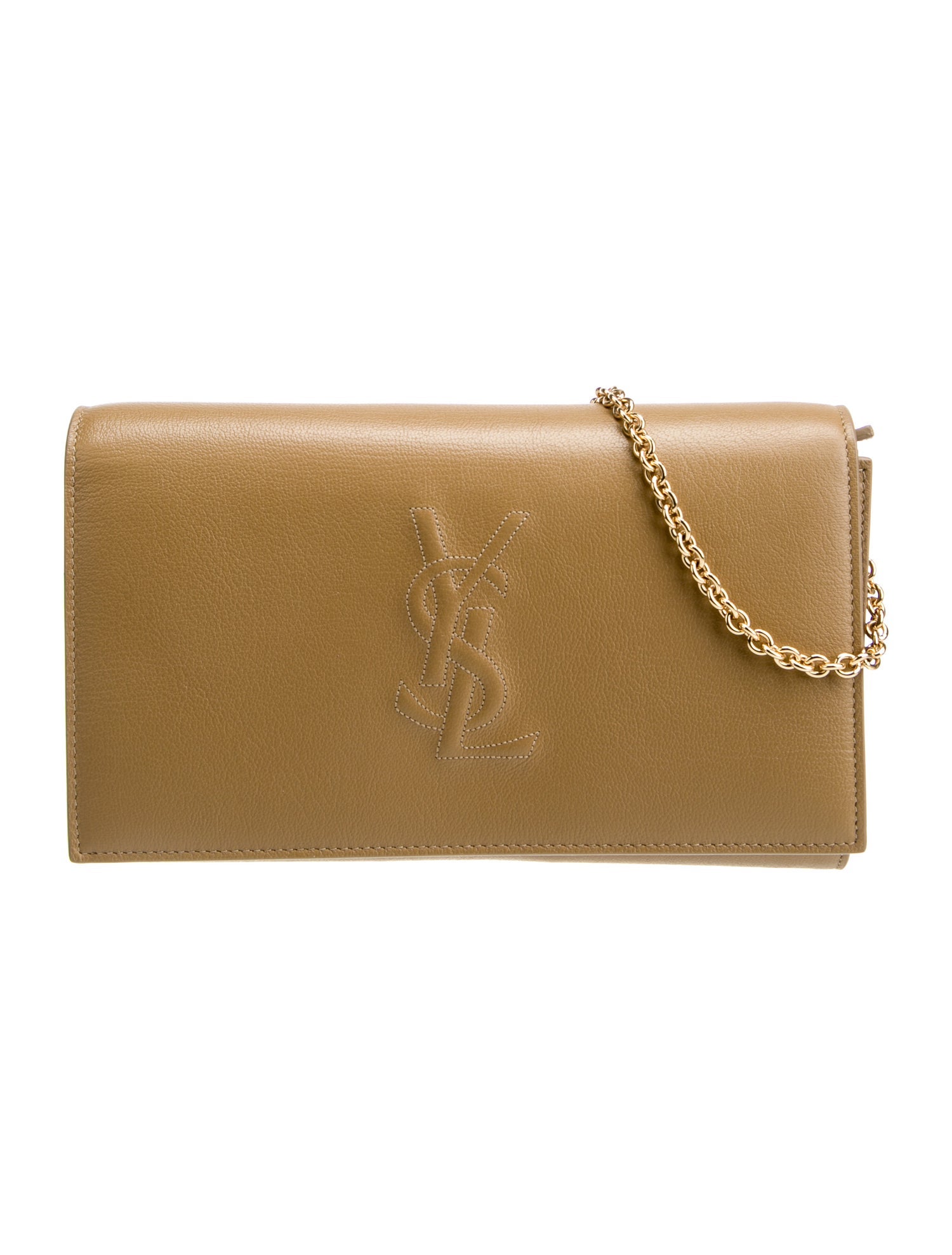 Yves Saint Laurent Leather Belle de Jour Chain Wallet