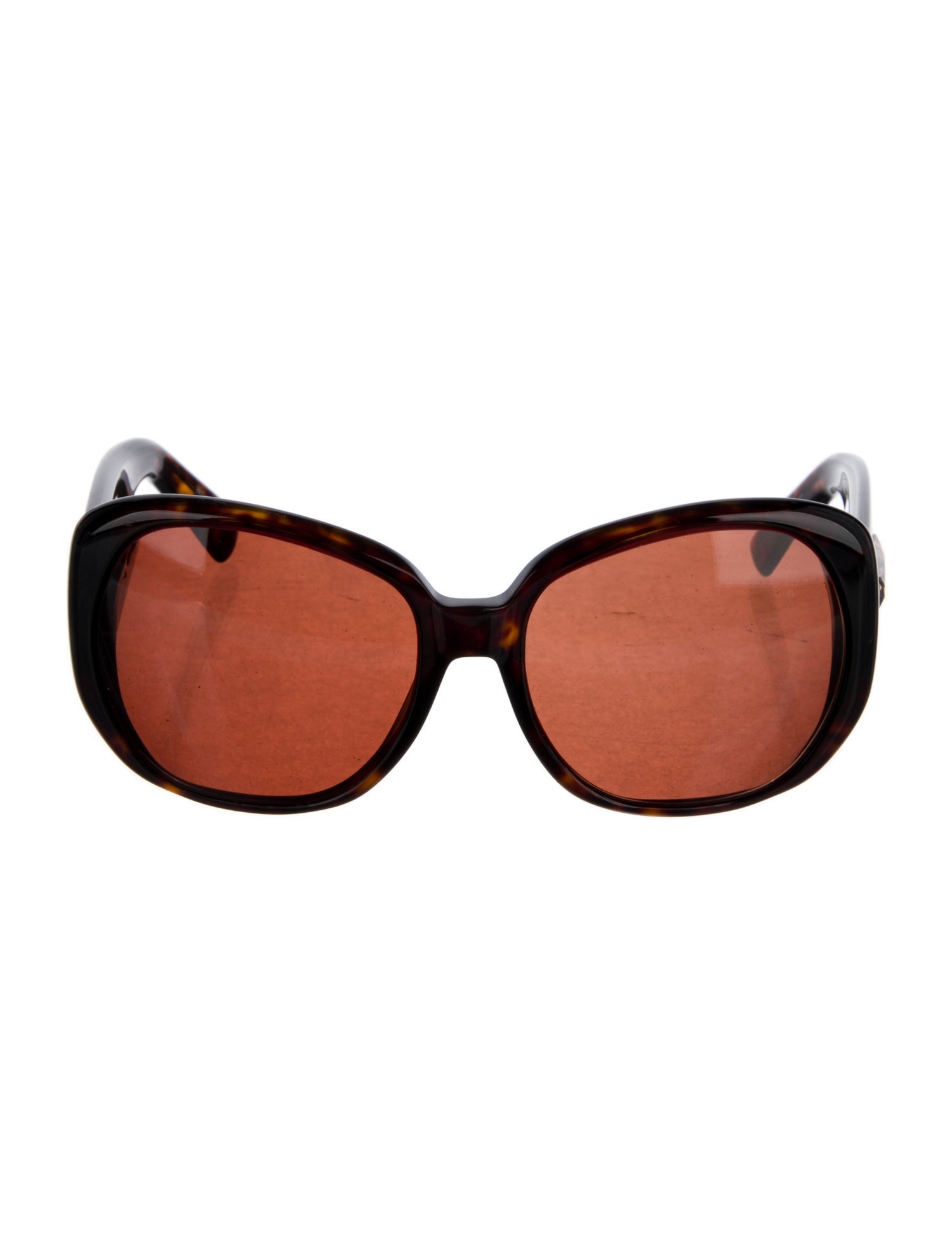 Yves Saint Laurent Oversize Mirrored Sunglasses