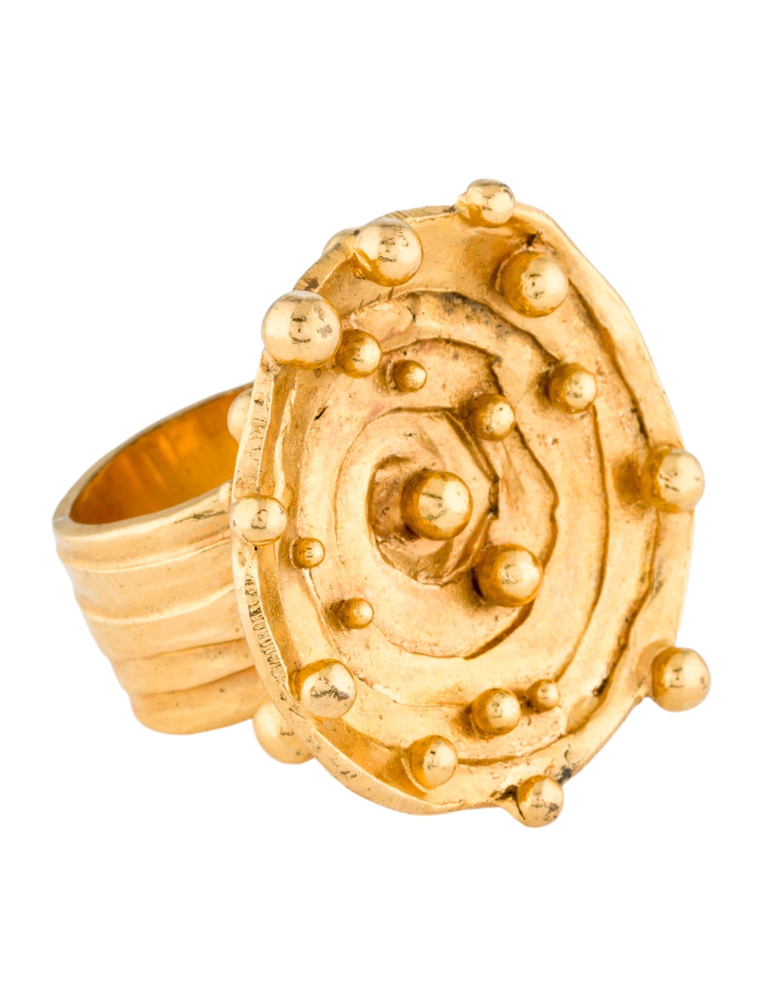 Yves Saint Laurent Spiral Cocktail Ring