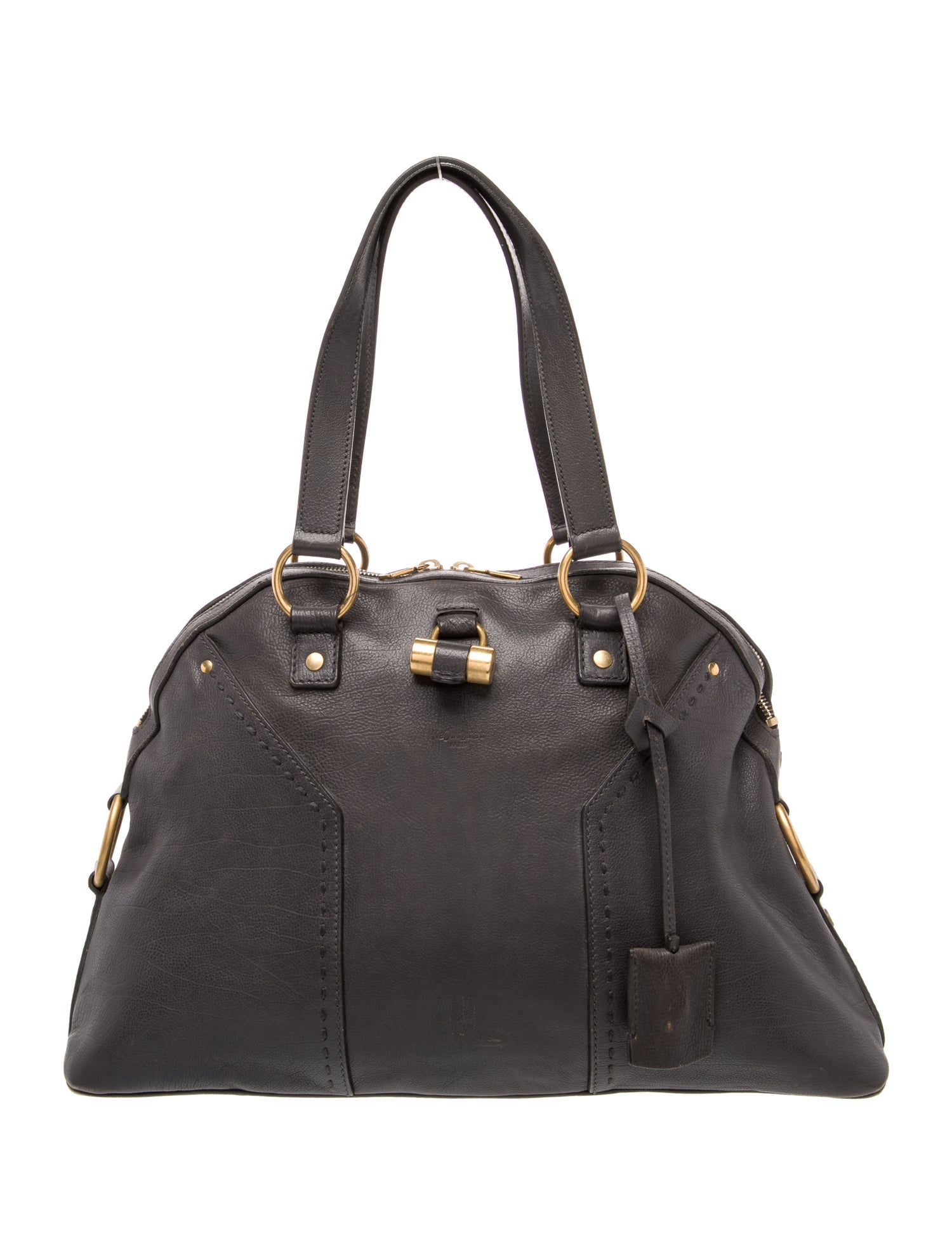 Yves Saint Laurent Leather Top Handle Bag