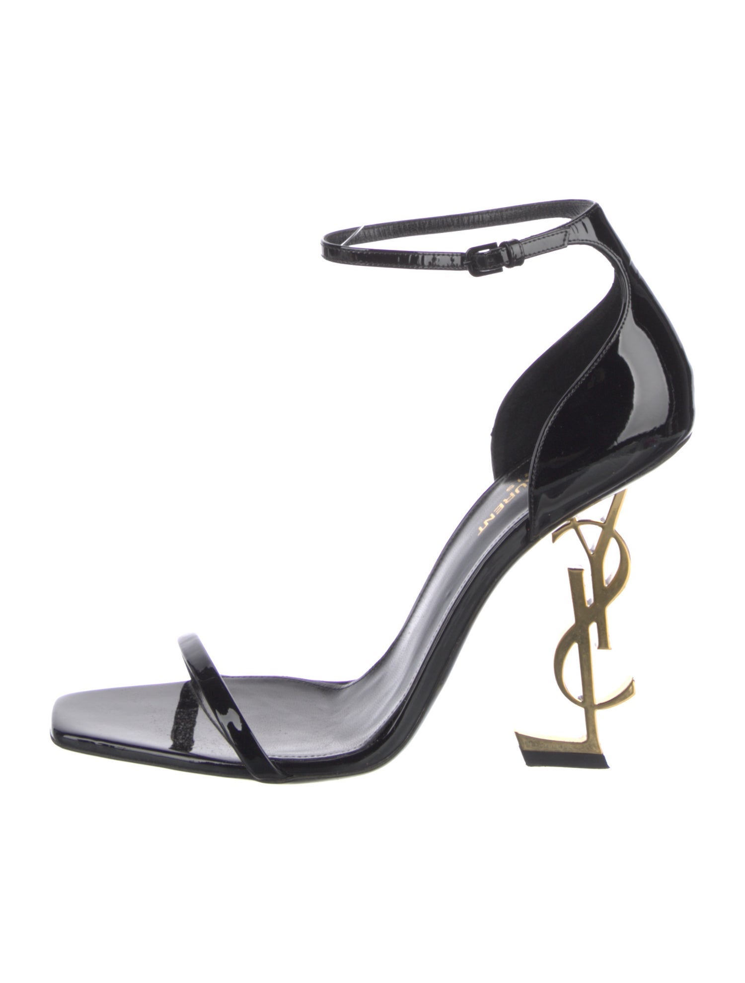 Yves Saint Laurent Patent Leather Sandals