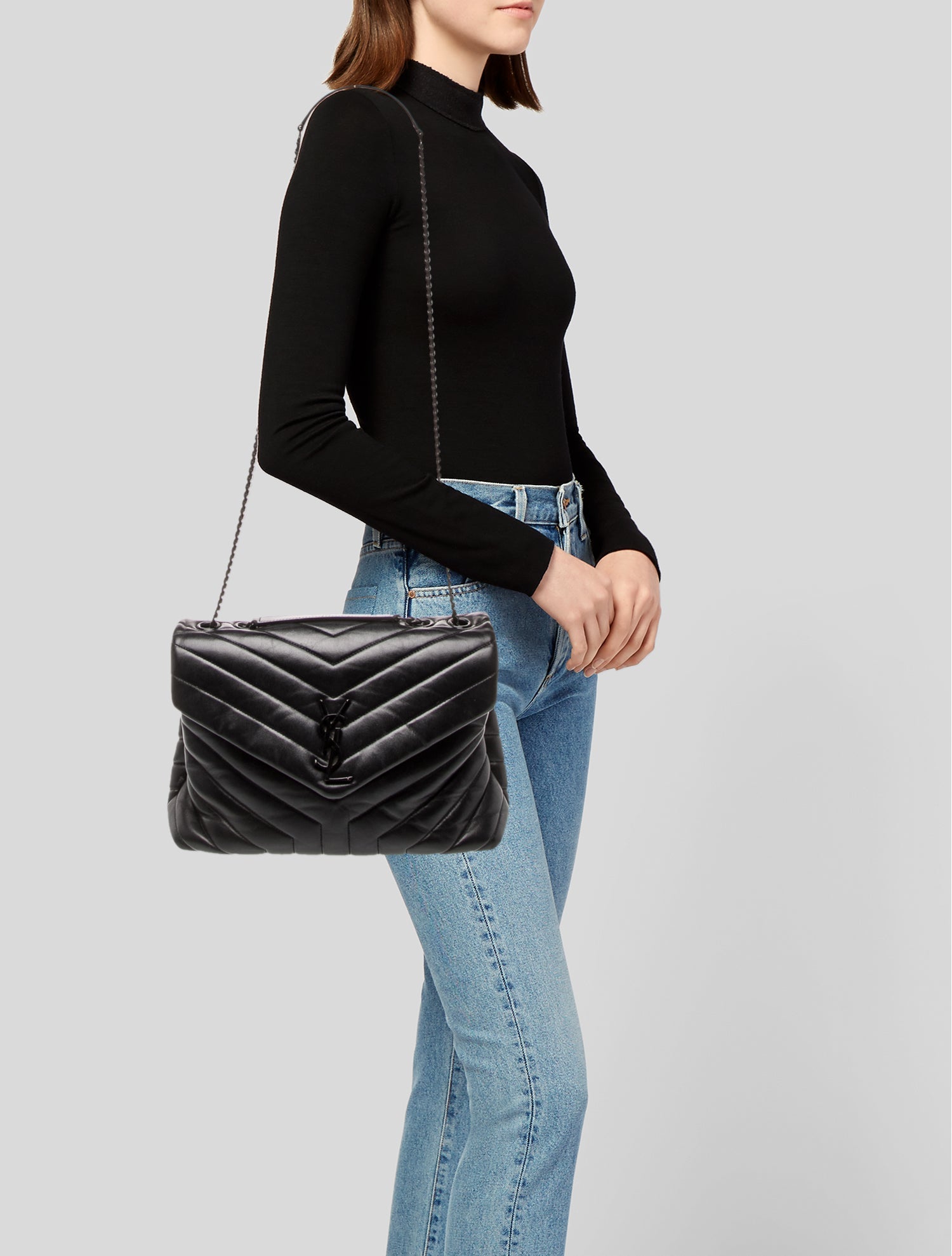 Saint Laurent Leather LouLou Medium