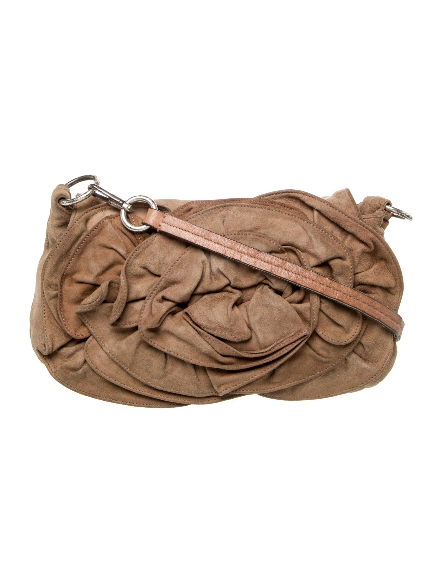 Yves Saint Laurent Suede Shoulder Bag