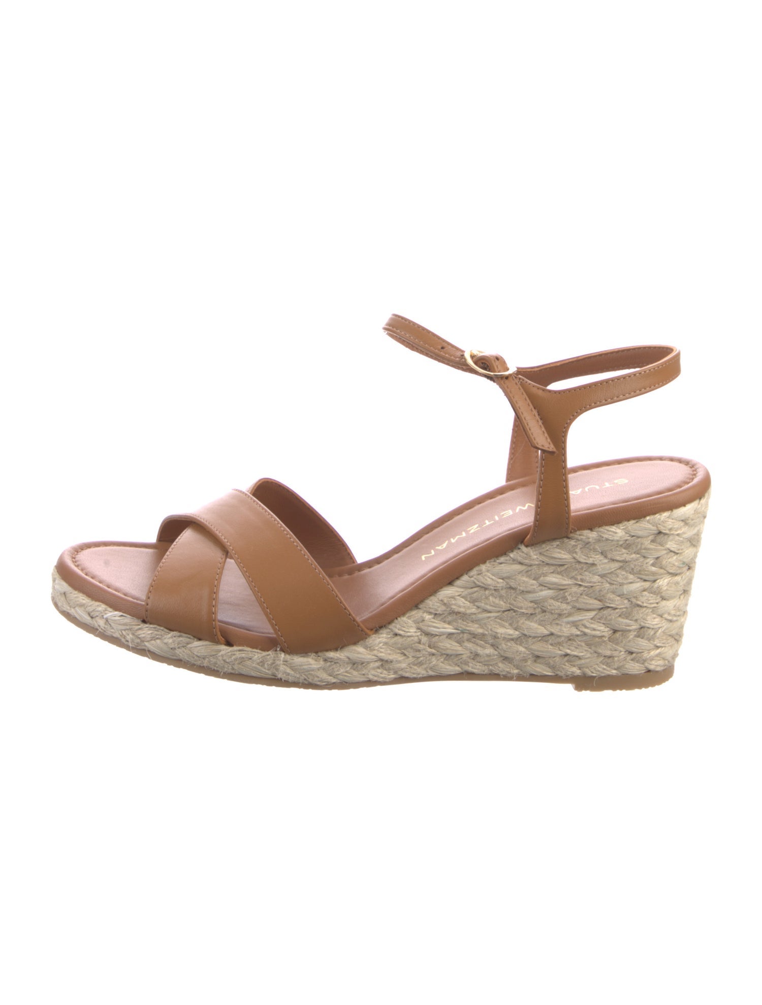 Stuart Weitzman Leather Espadrilles