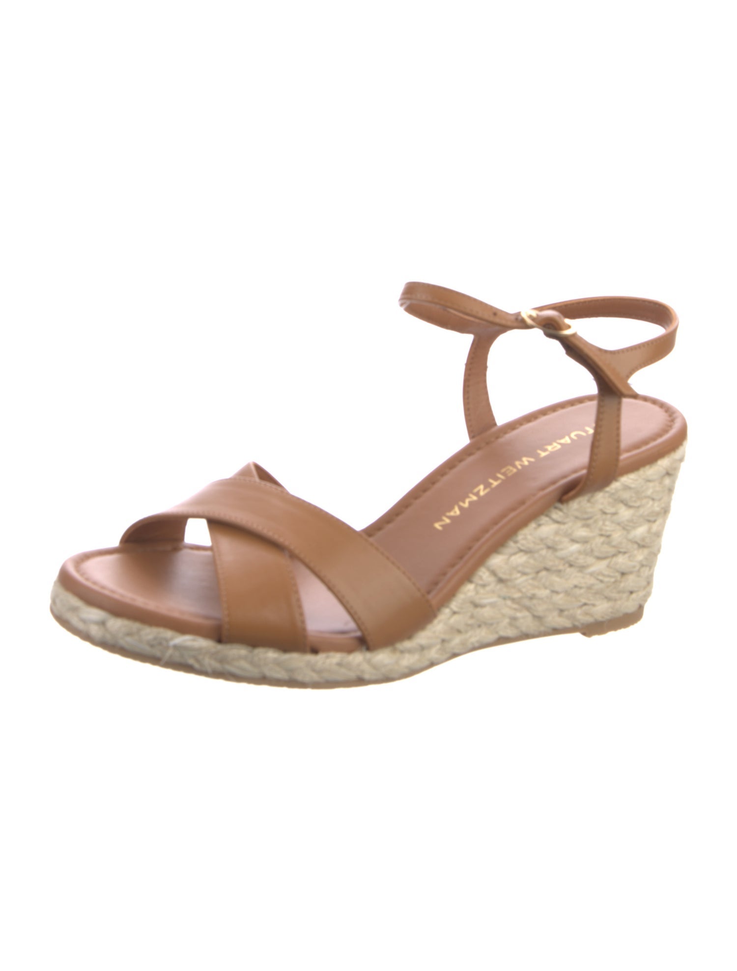 Stuart Weitzman Leather Espadrilles