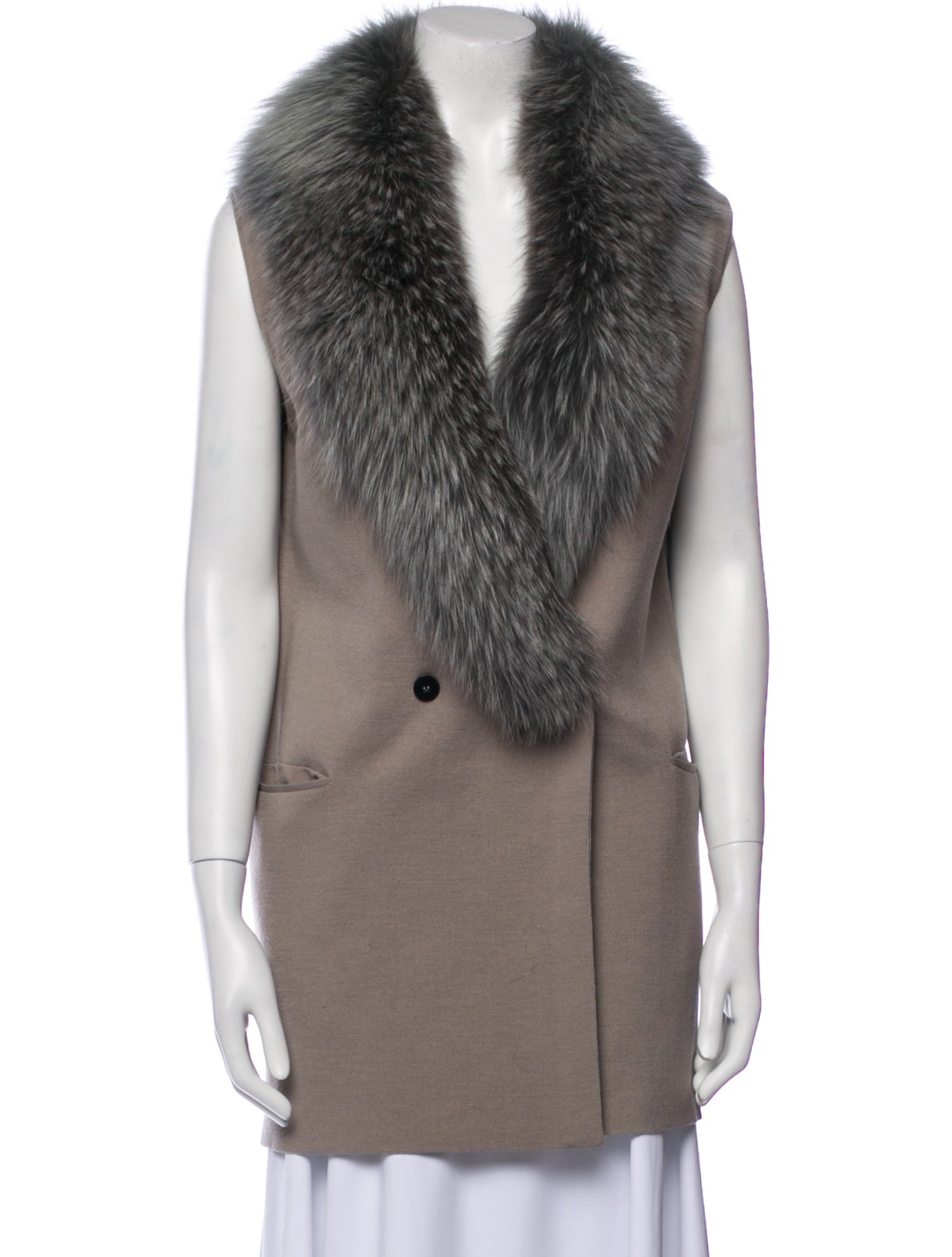 Yves Saint Laurent Vintage 2000's Fur Vest