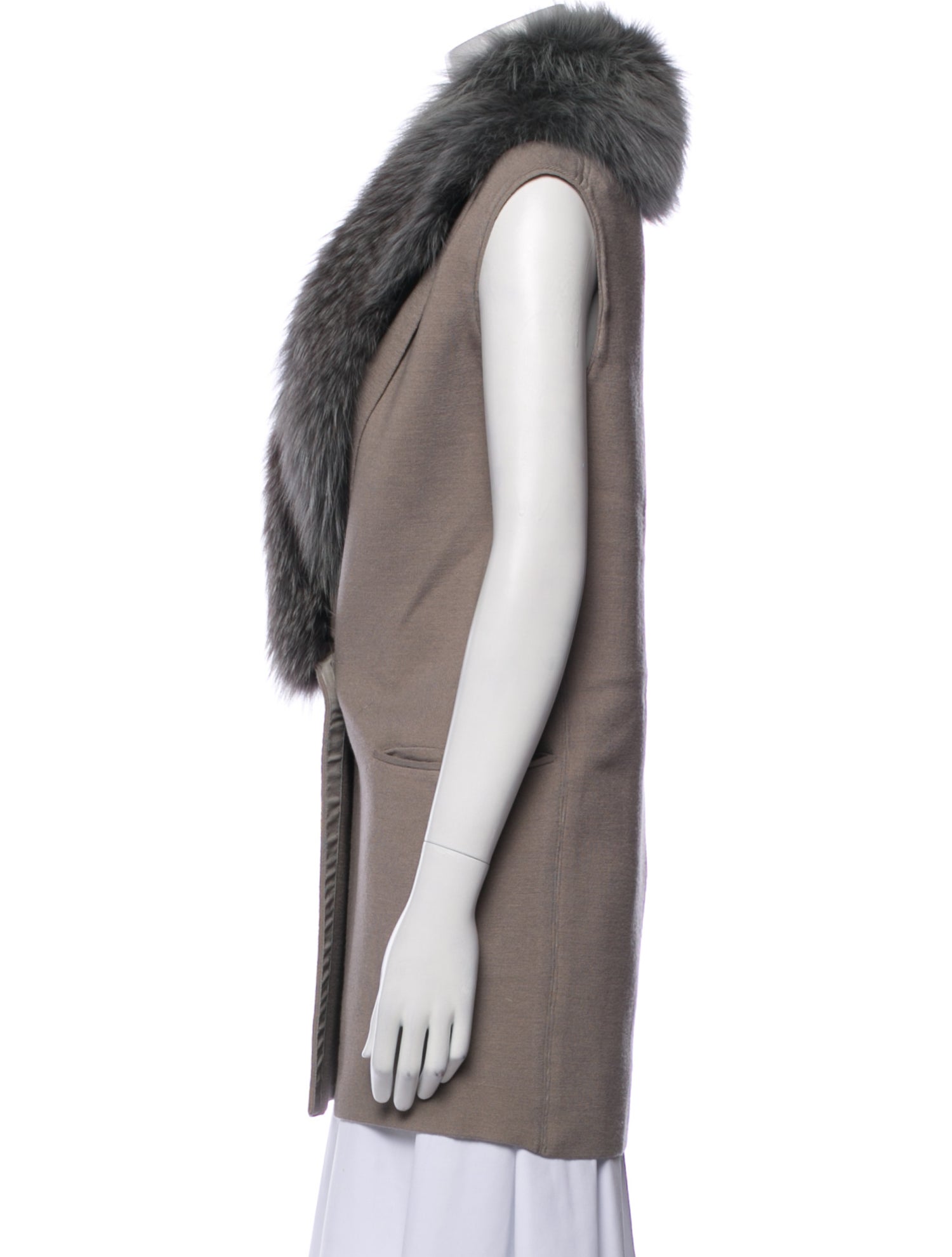 Yves Saint Laurent Vintage 2000's Fur Vest