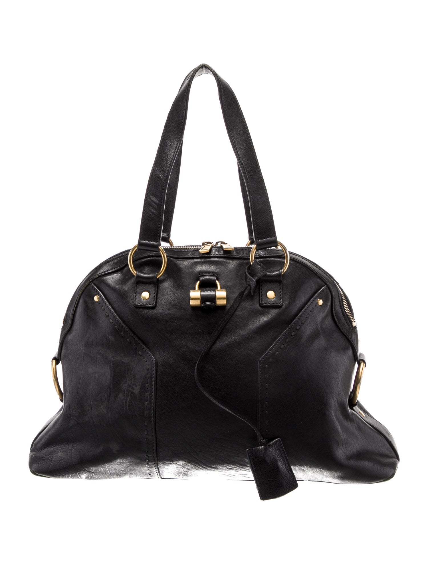 Yves Saint Laurent Leather Top Handle Bag