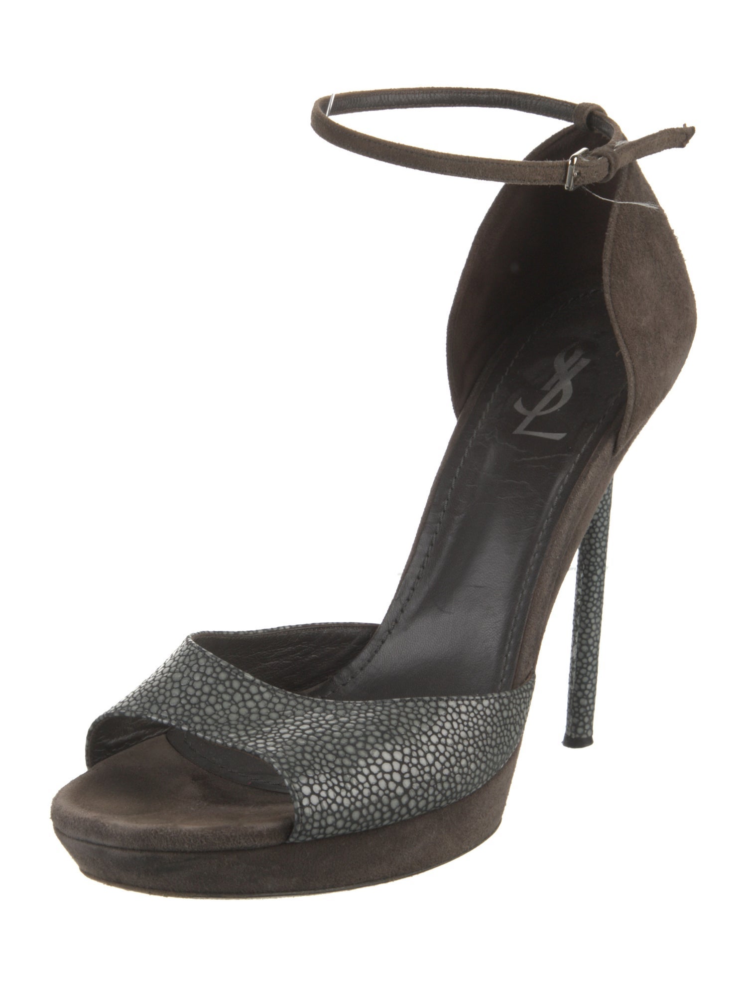 Yves Saint Laurent Suede Sandals