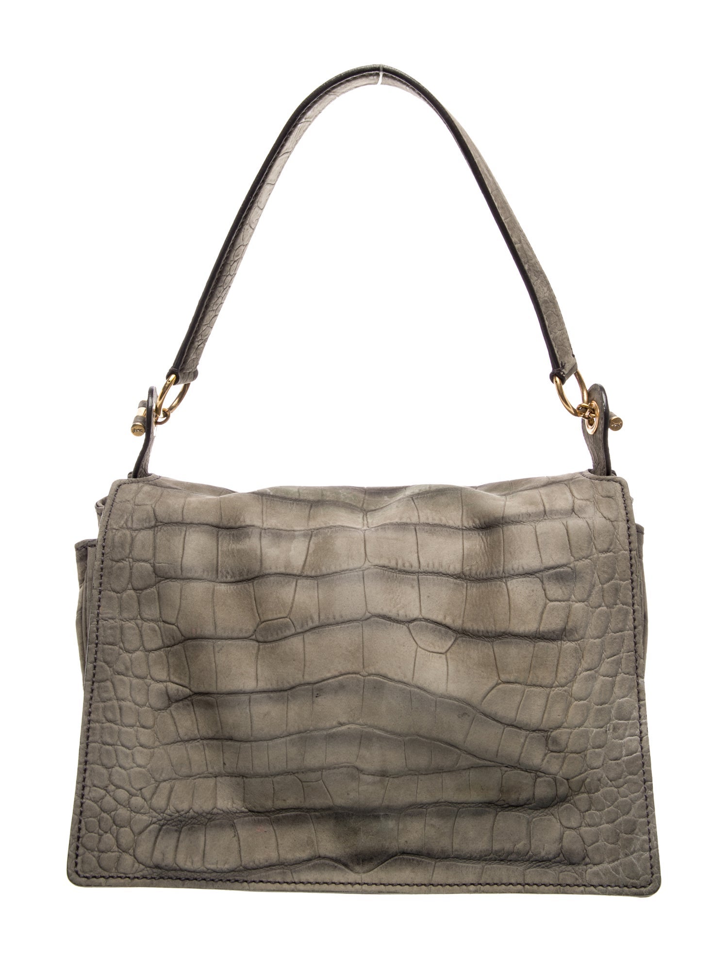 Yves Saint Laurent Rive Gauche Suede Shoulder Bag Vintage