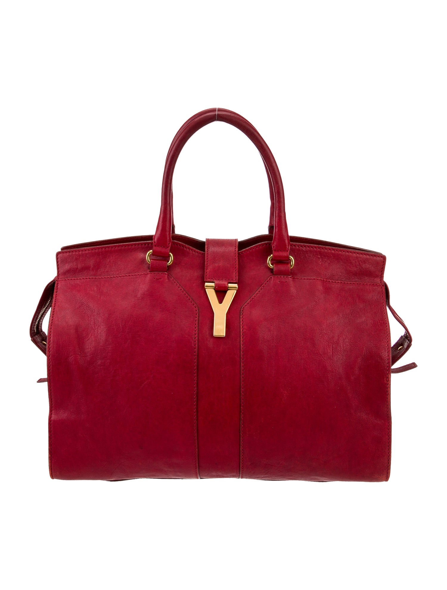 Yves Saint Laurent Leather Top Handle Bag Medium