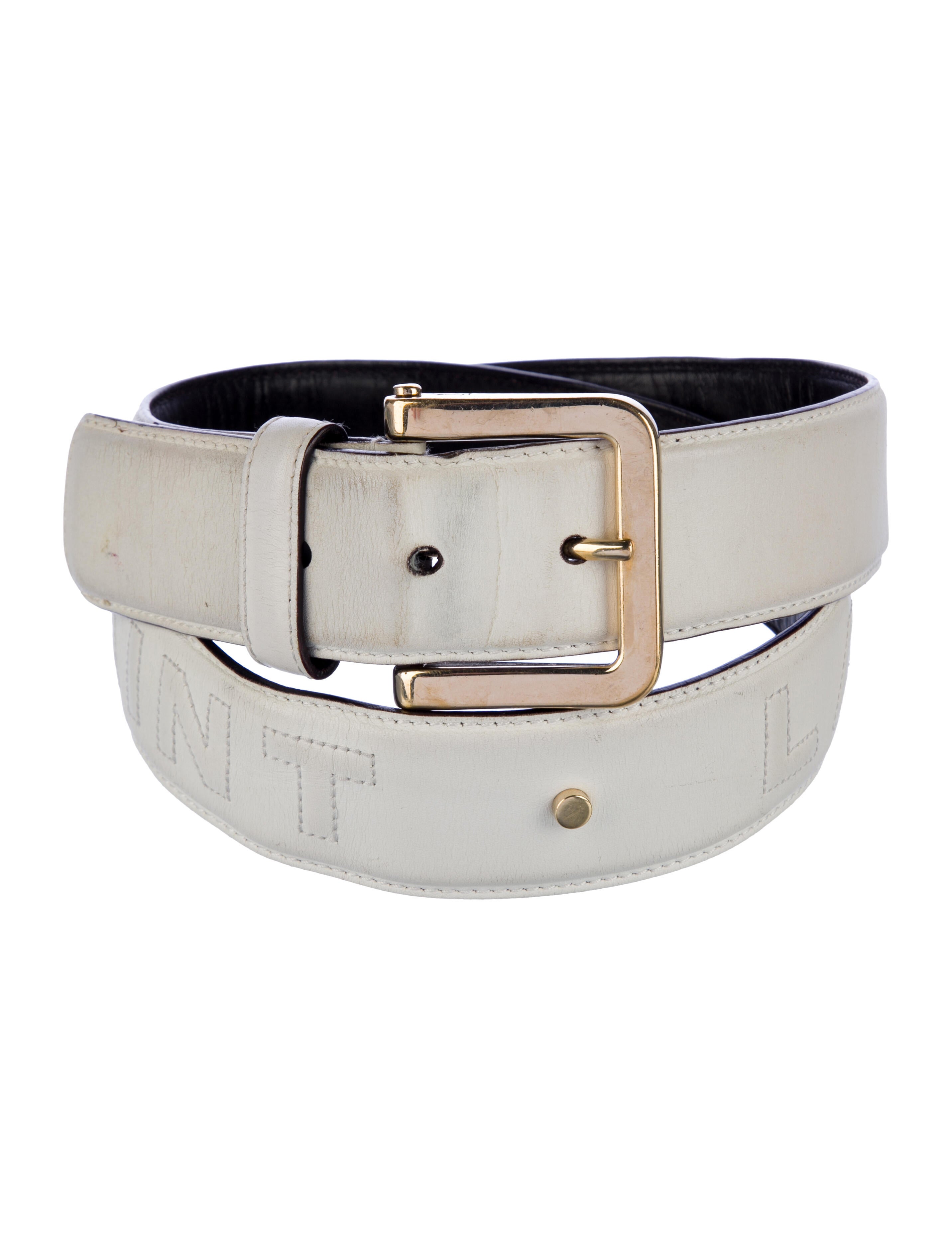 Yves Saint Laurent Leather Waist Belt