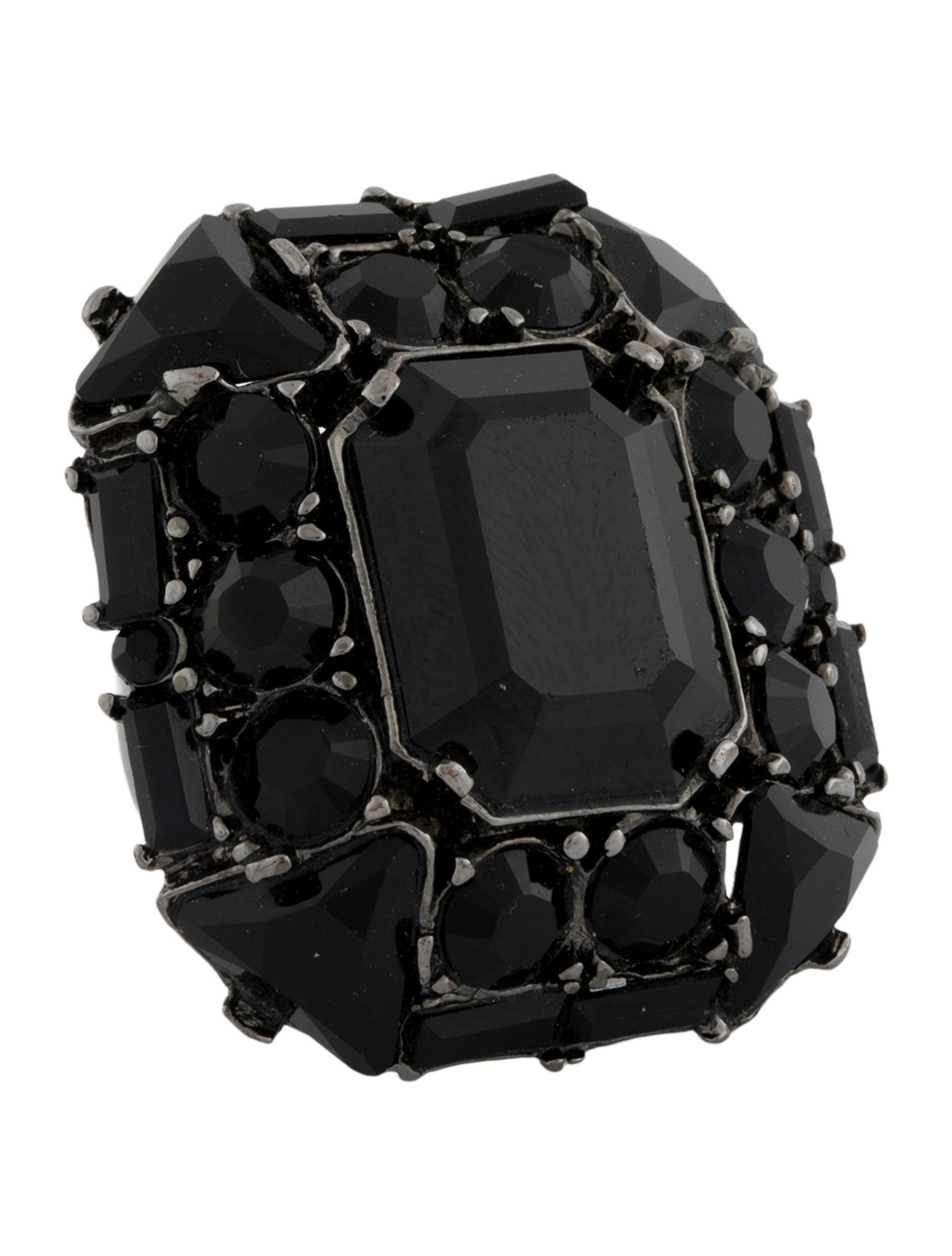 Yves Saint Laurent Crystal Cocktail Ring