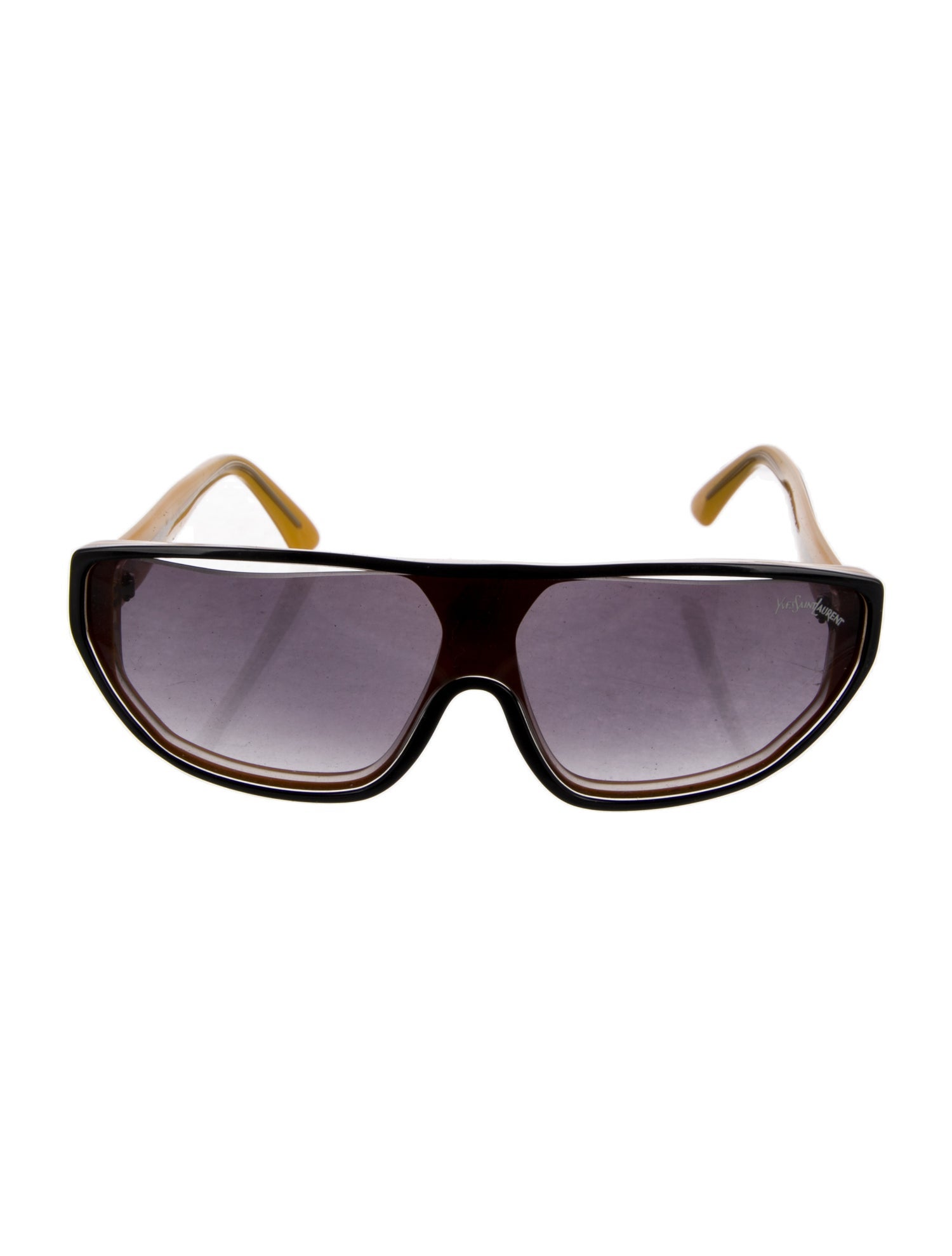 Yves Saint Laurent Round Gradient Sunglasses